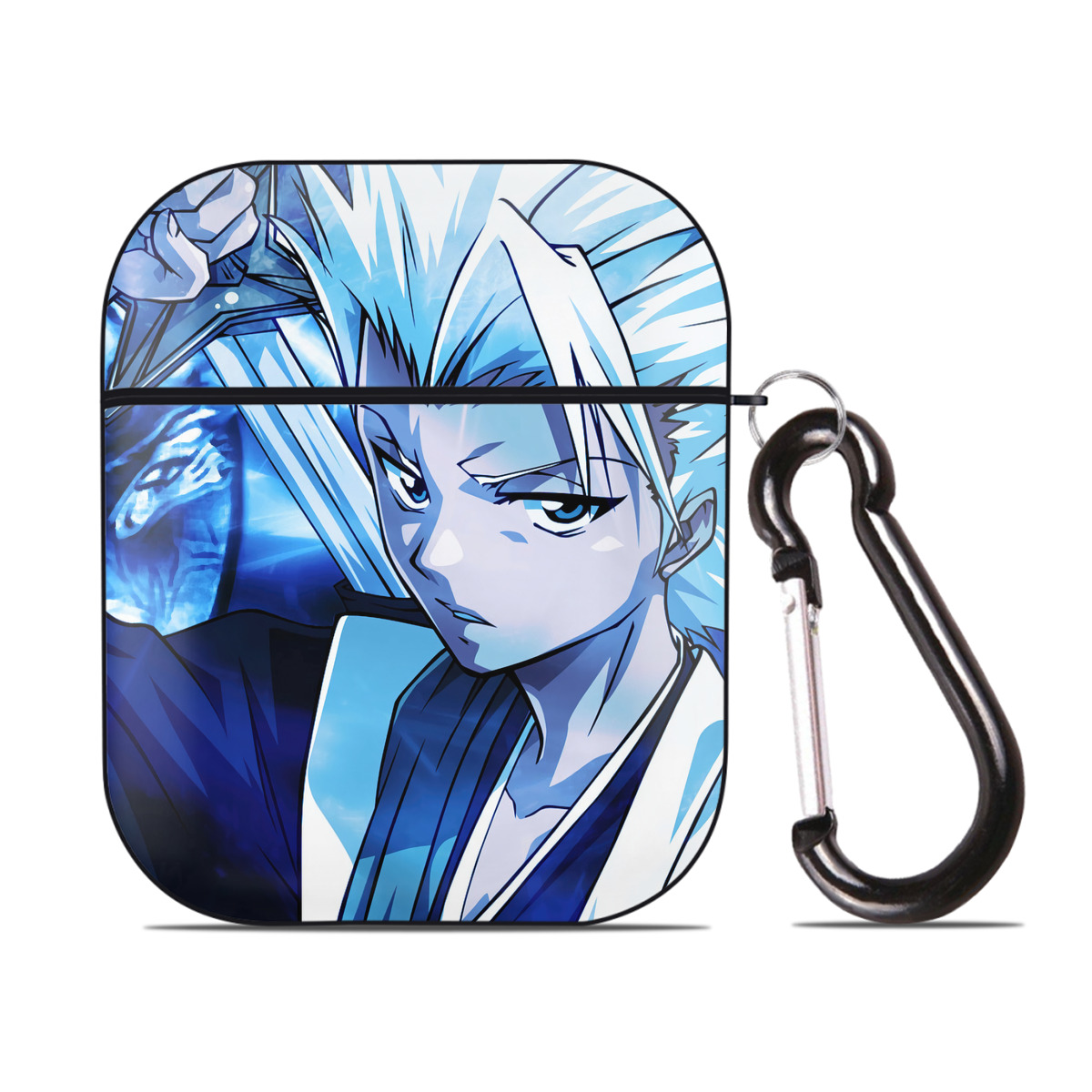（画像用） ブリーチ BLEACH AirPods 第2世代保護ケース ハードシェル ブラック 耐衝撃・防指紋・カラビナ付き