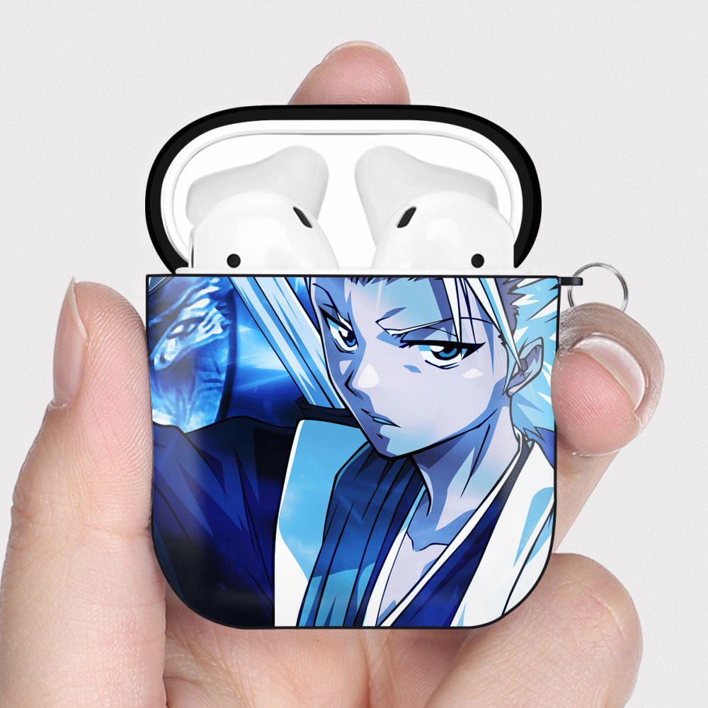 （画像用） ブリーチ BLEACH AirPods 第2世代保護ケース ハードシェル ブラック 耐衝撃・防指紋・カラビナ付き
