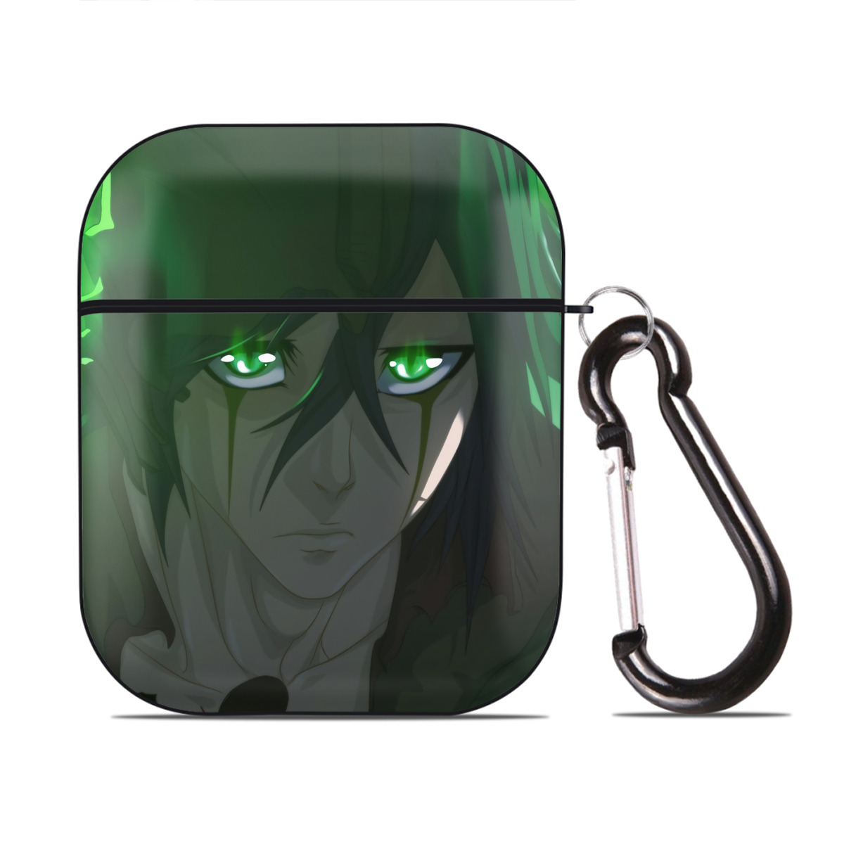 （画像用） ブリーチ BLEACH AirPods 第2世代保護ケース ハードシェル ブラック 耐衝撃・防指紋・カラビナ付き