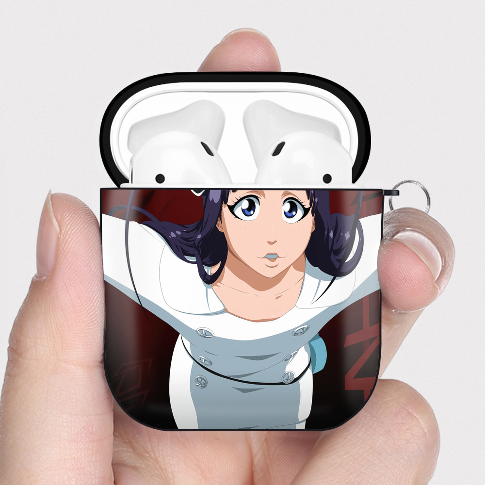 （画像用） ブリーチ BLEACH AirPods 第2世代保護ケース ハードシェル ブラック 耐衝撃・防指紋・カラビナ付き