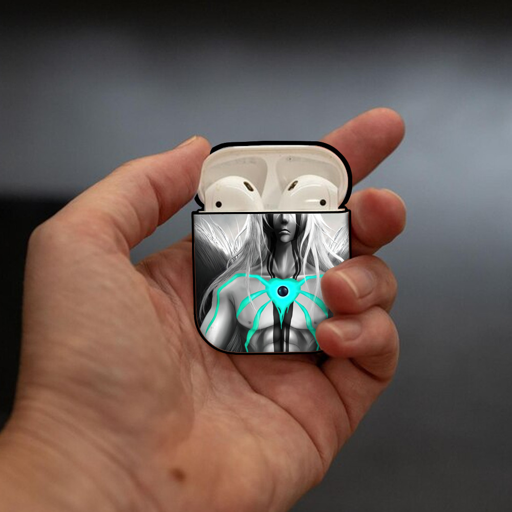 ブリーチ BLEACH AirPods 第2世代保護ケース ハードシェル ブラック 耐衝撃・防指紋・カラビナ付き