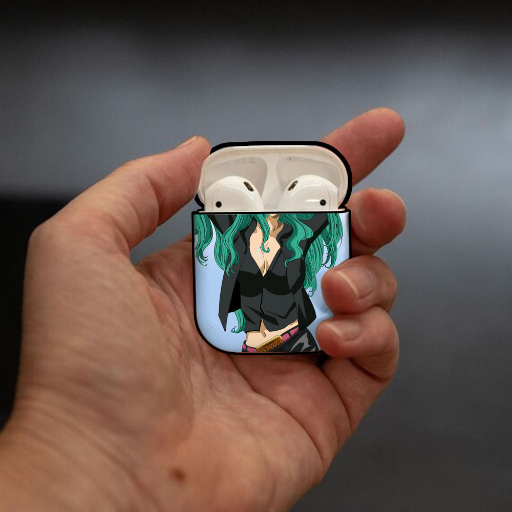 ブリーチ BLEACH AirPods 第2世代保護ケース ハードシェル ブラック 耐衝撃・防指紋・カラビナ付き