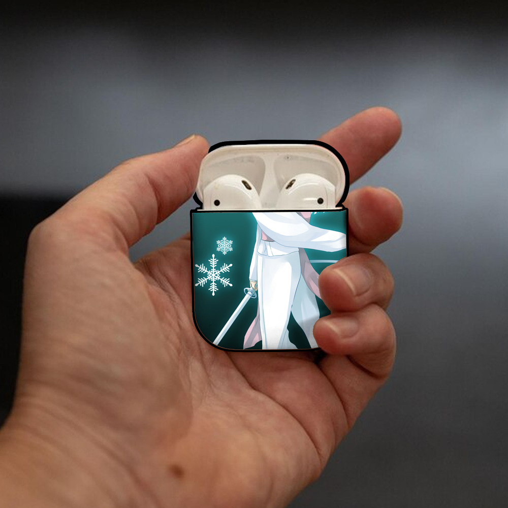 ブリーチ BLEACH AirPods 第2世代保護ケース ハードシェル ブラック 耐衝撃・防指紋・カラビナ付き