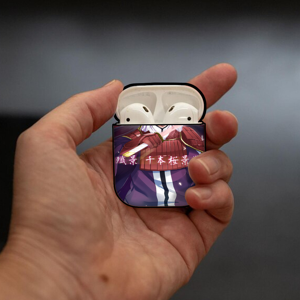ブリーチ BLEACH AirPods 第2世代保護ケース ハードシェル ブラック 耐衝撃・防指紋・カラビナ付き