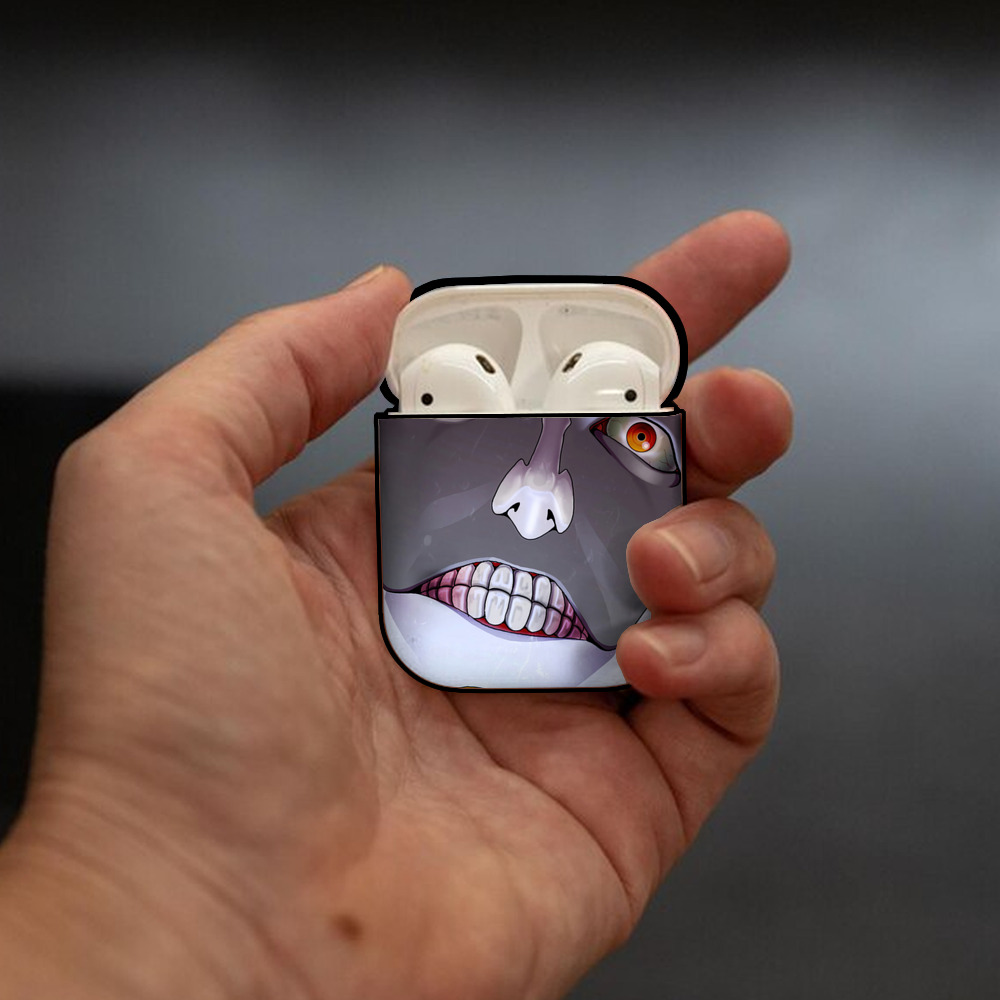 ブリーチ BLEACH AirPods 第2世代保護ケース ハードシェル ブラック 耐衝撃・防指紋・カラビナ付き