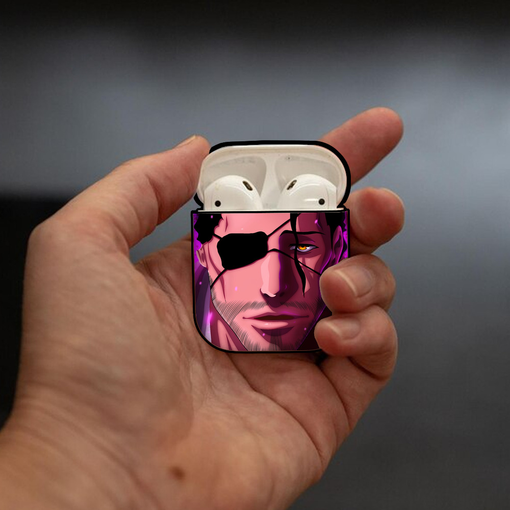 ブリーチ BLEACH AirPods 第2世代保護ケース ハードシェル ブラック 耐衝撃・防指紋・カラビナ付き