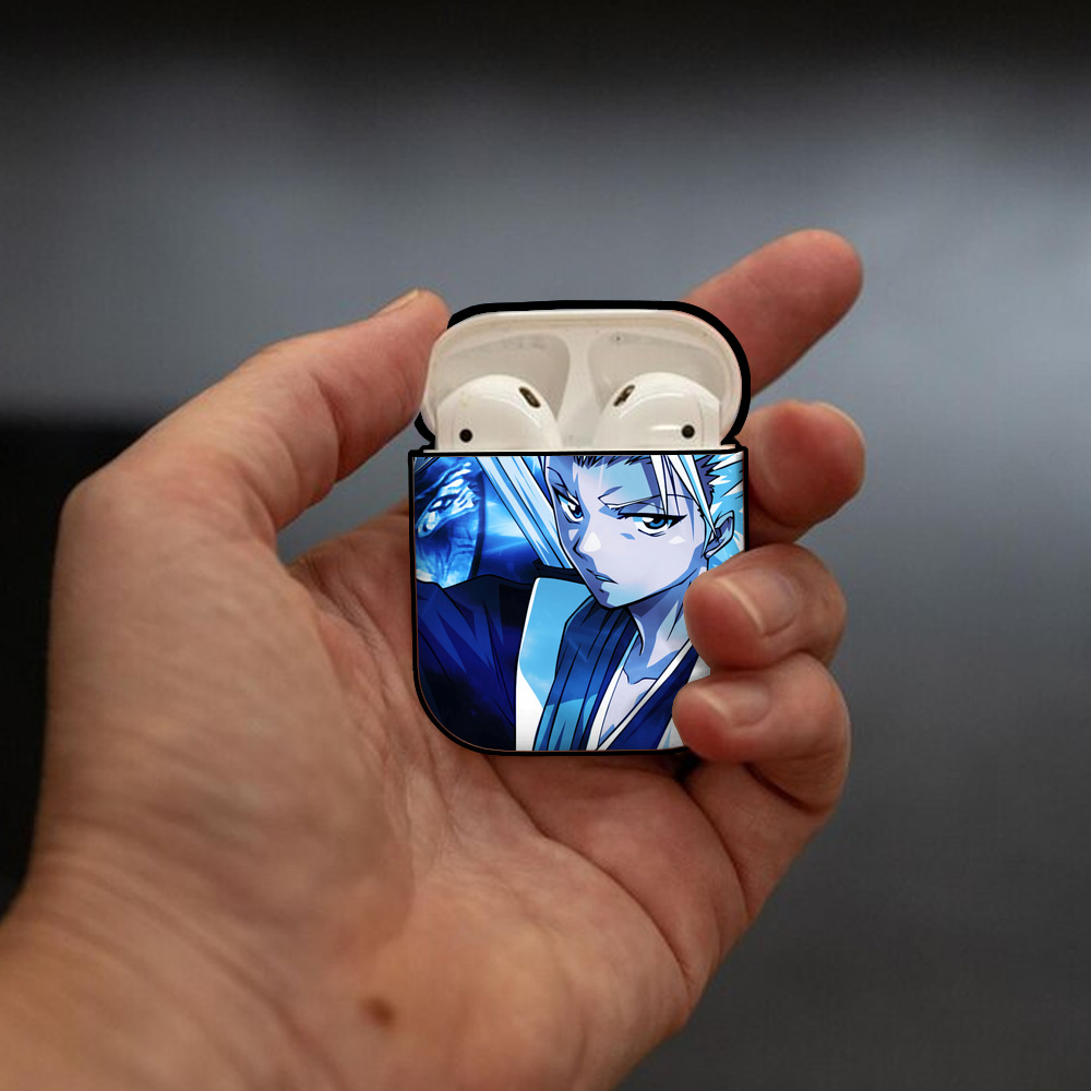ブリーチ BLEACH AirPods 第2世代保護ケース ハードシェル ブラック 耐衝撃・防指紋・カラビナ付き