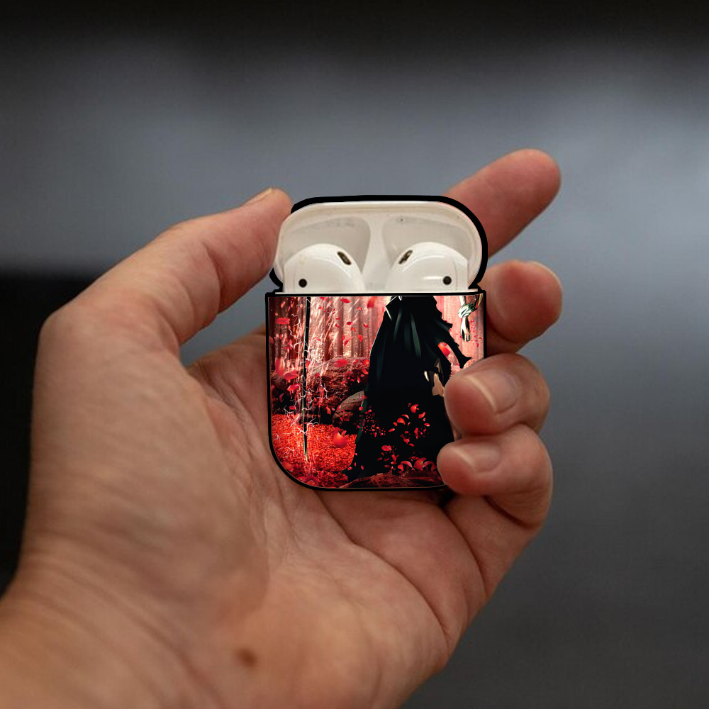 ブリーチ BLEACH AirPods 第2世代保護ケース ハードシェル ブラック 耐衝撃・防指紋・カラビナ付き