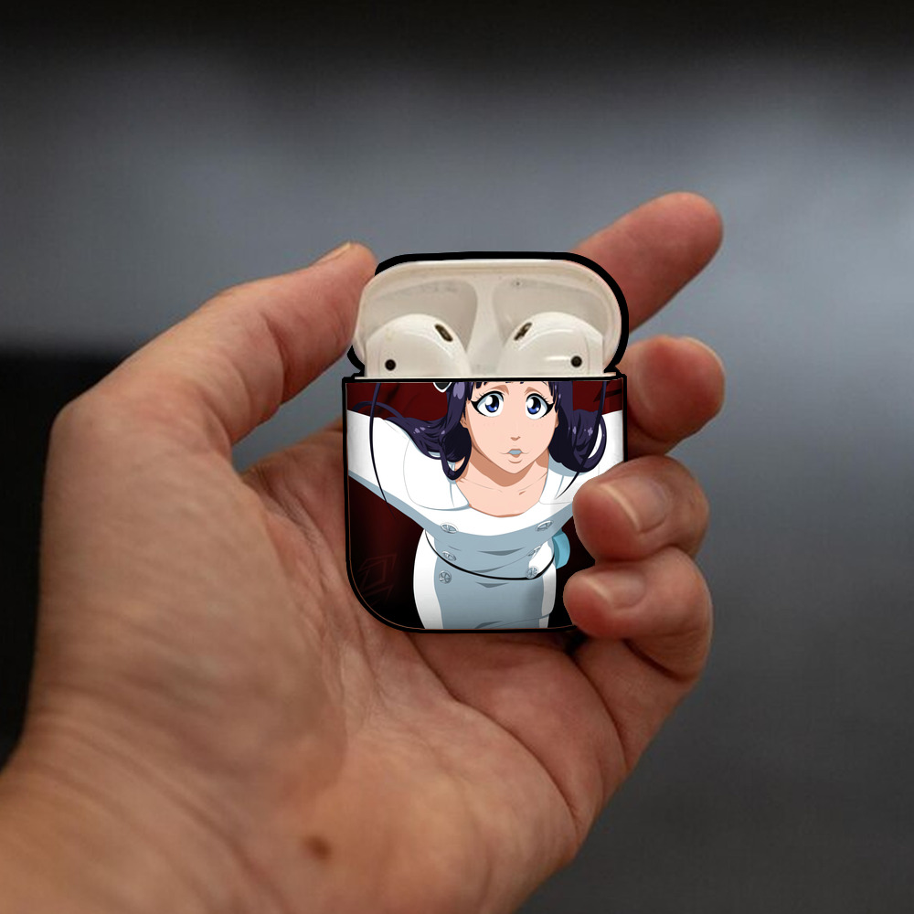 ブリーチ BLEACH AirPods 第2世代保護ケース ハードシェル ブラック 耐衝撃・防指紋・カラビナ付き