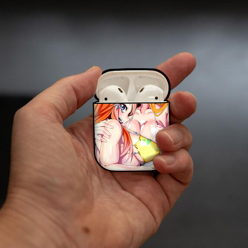 ブリーチ BLEACH AirPods 第2世代保護ケース ハードシェル ブラック 耐衝撃・防指紋・カラビナ付き