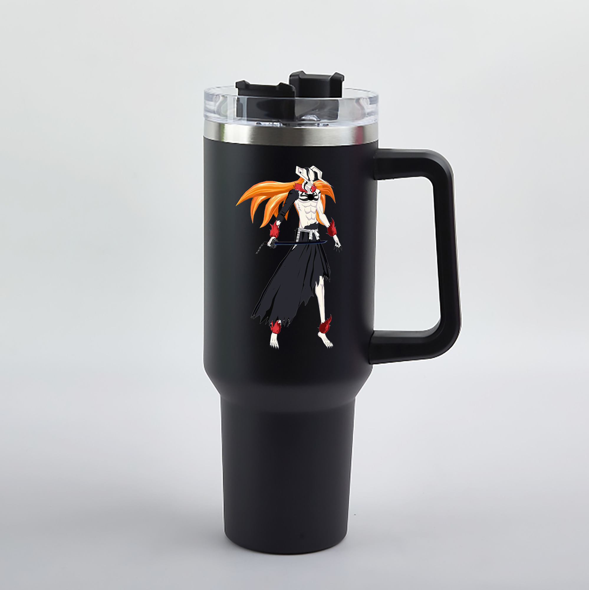 （画像用） ブリーチ 黒崎一護（くろさき いちご）BLEACH Kurosaki Ichigo 1200mL車用タンブラー（カラープリント）