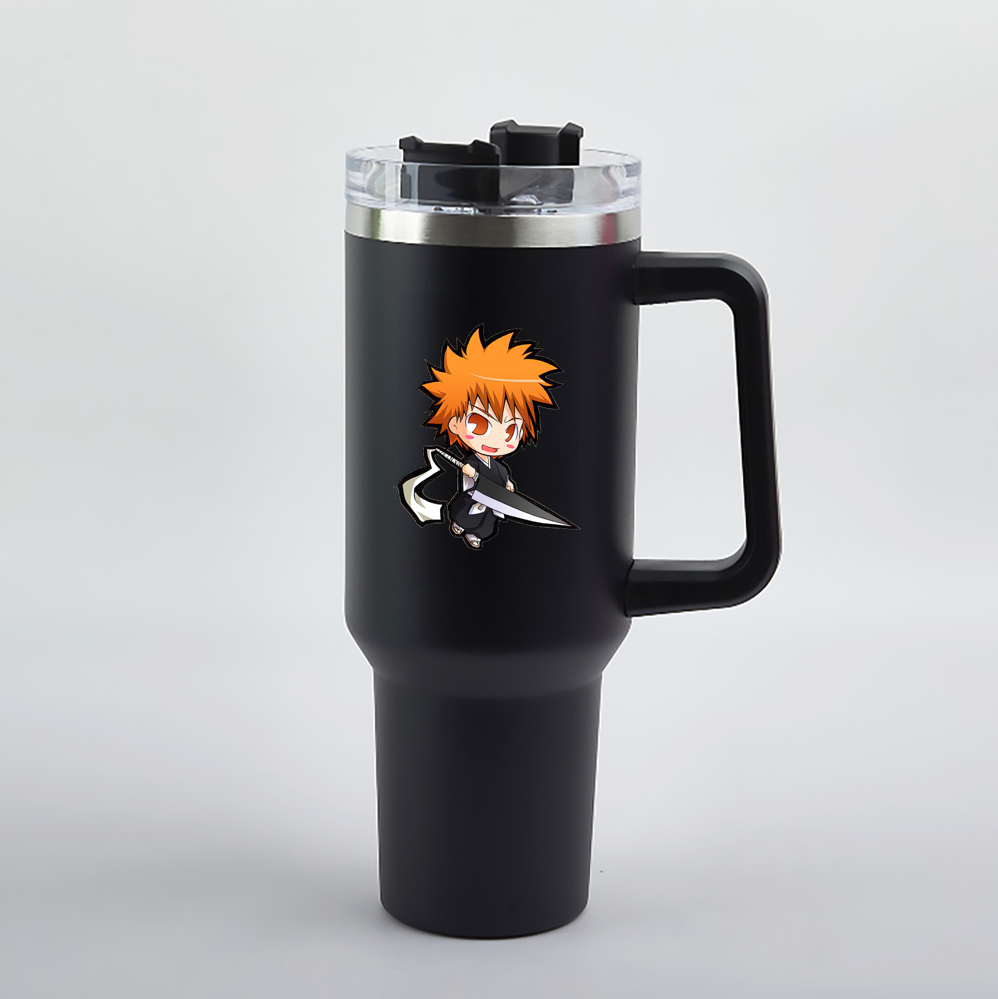 （画像用） ブリーチ 黒崎一護（くろさき いちご）BLEACH Kurosaki Ichigo 1200mL車用タンブラー（カラープリント）