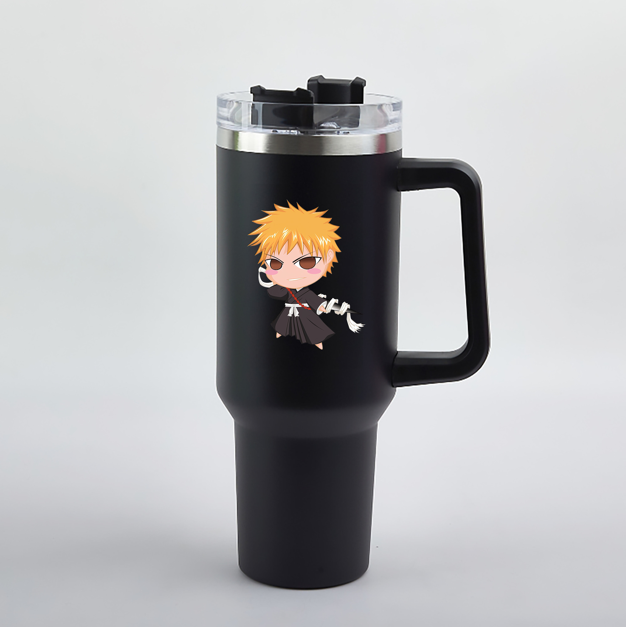 （画像用） ブリーチ 黒崎一護（くろさき いちご）BLEACH Kurosaki Ichigo 1200mL車用タンブラー（カラープリント）
