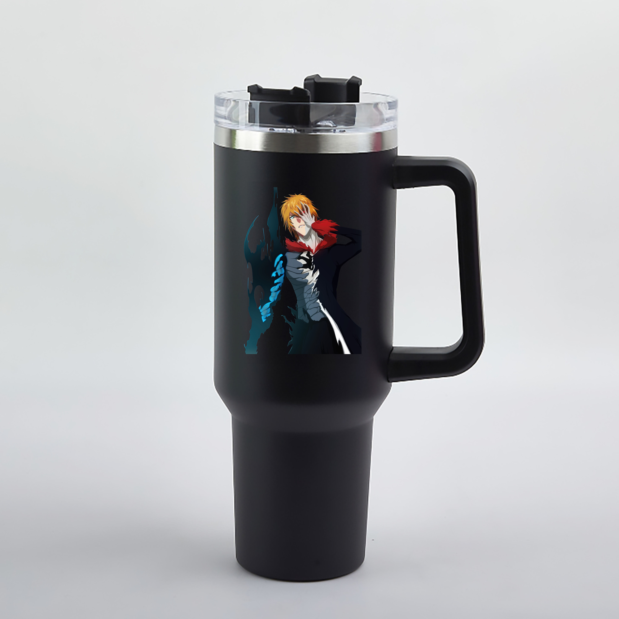 （画像用） ブリーチ 黒崎一護（くろさき いちご）BLEACH Kurosaki Ichigo 1200mL車用タンブラー（カラープリント）
