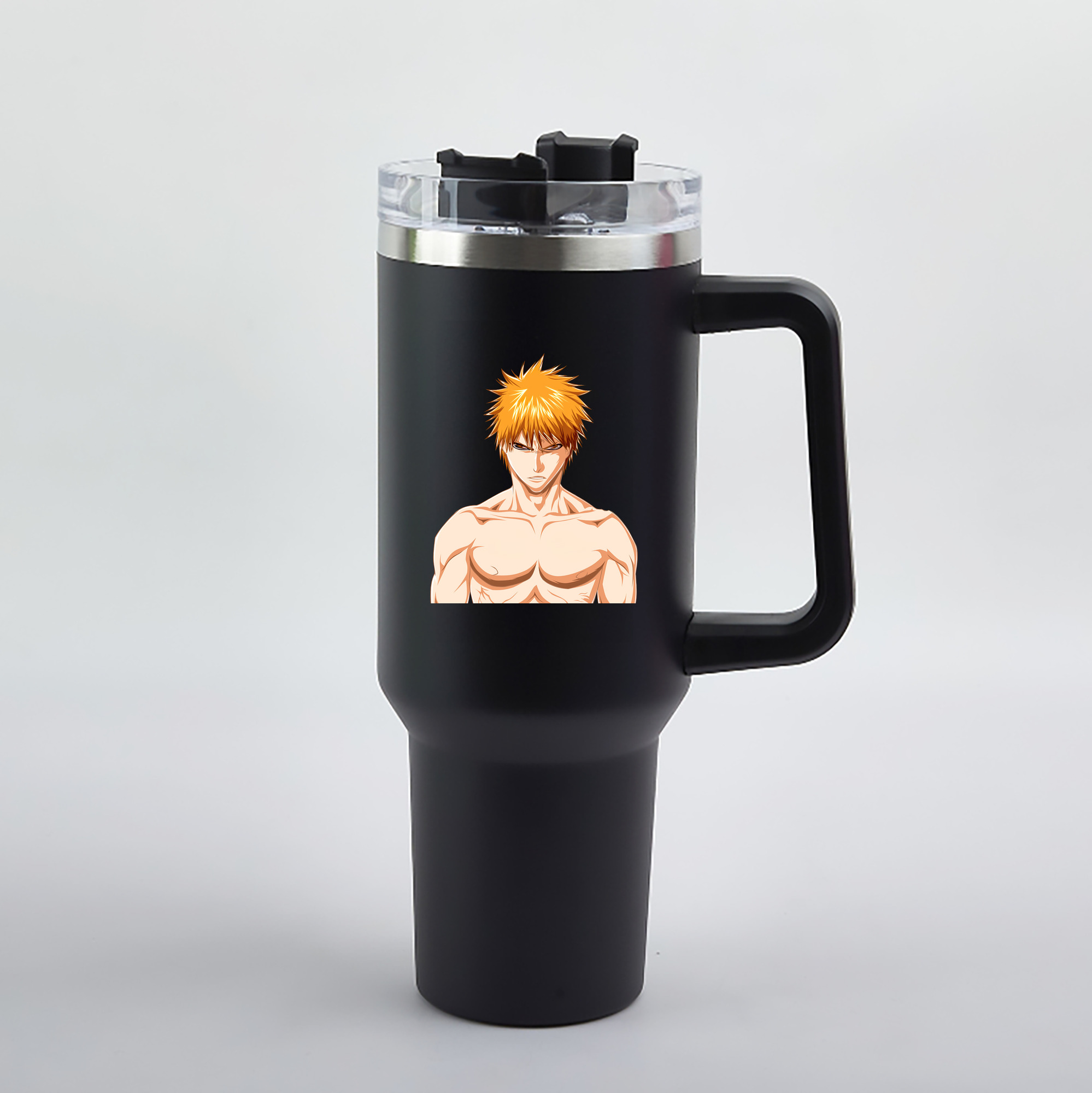 （画像用） ブリーチ 黒崎一護（くろさき いちご）BLEACH Kurosaki Ichigo 1200mL車用タンブラー（カラープリント）