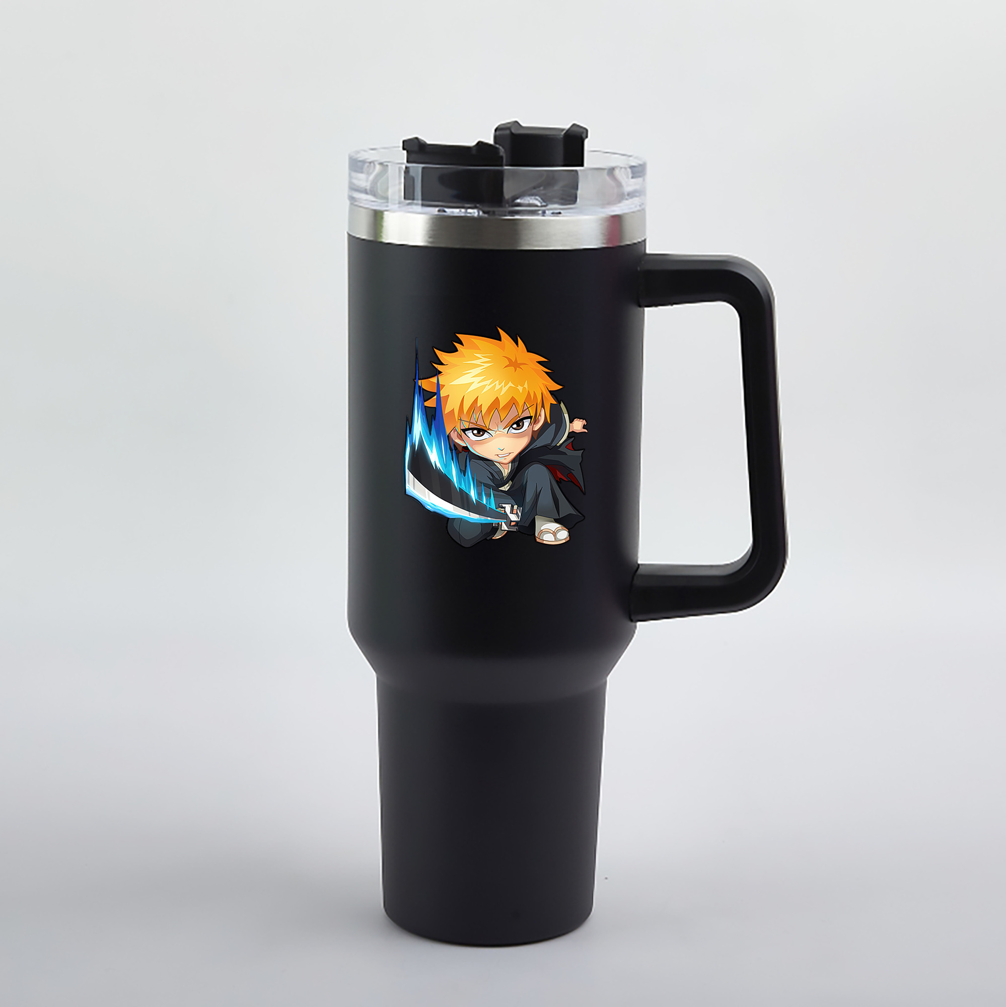 （画像用） ブリーチ 黒崎一護（くろさき いちご）BLEACH Kurosaki Ichigo 1200mL車用タンブラー（カラープリント）