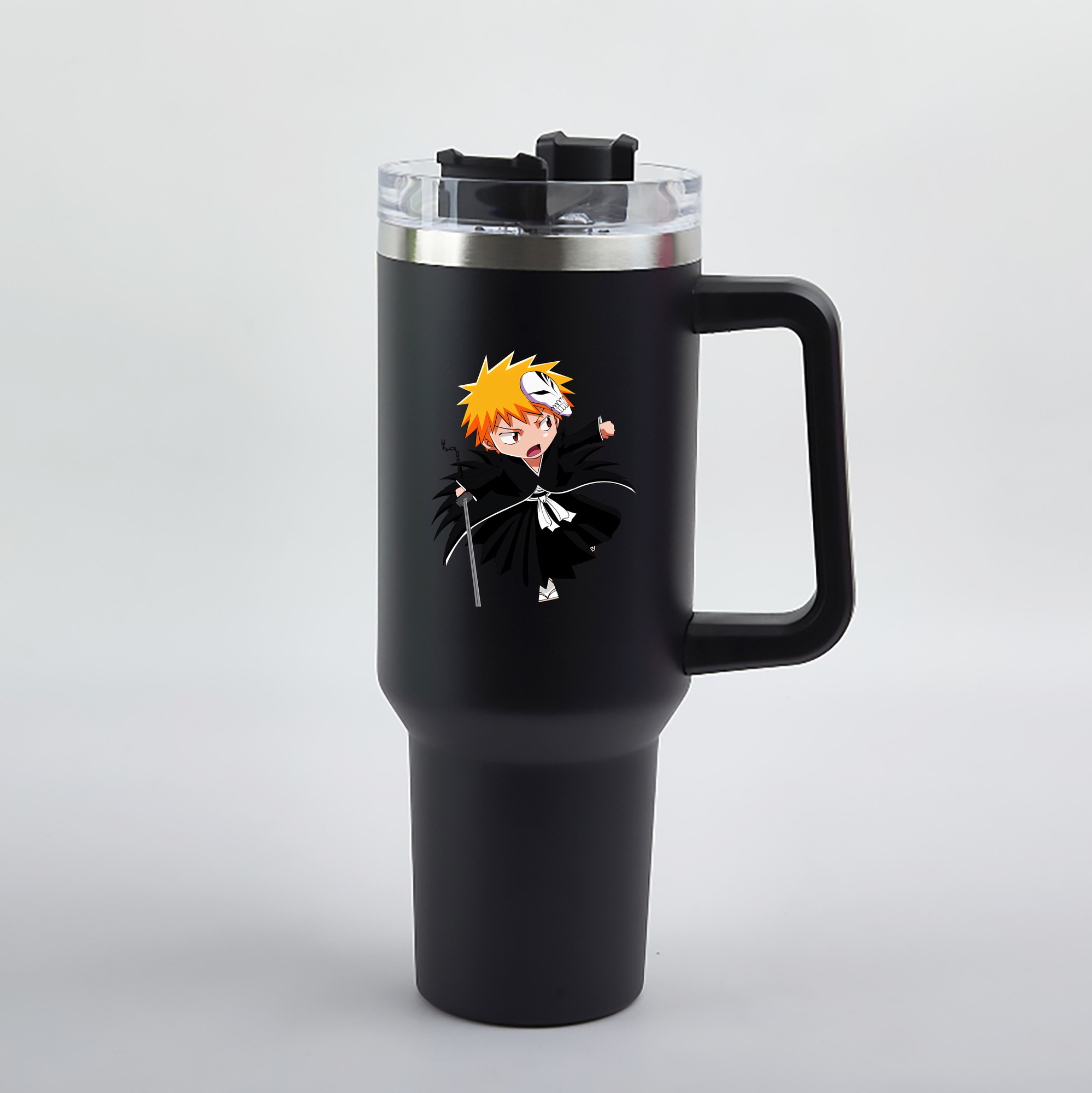 （画像用） ブリーチ 黒崎一護（くろさき いちご）BLEACH Kurosaki Ichigo 1200mL車用タンブラー（カラープリント）