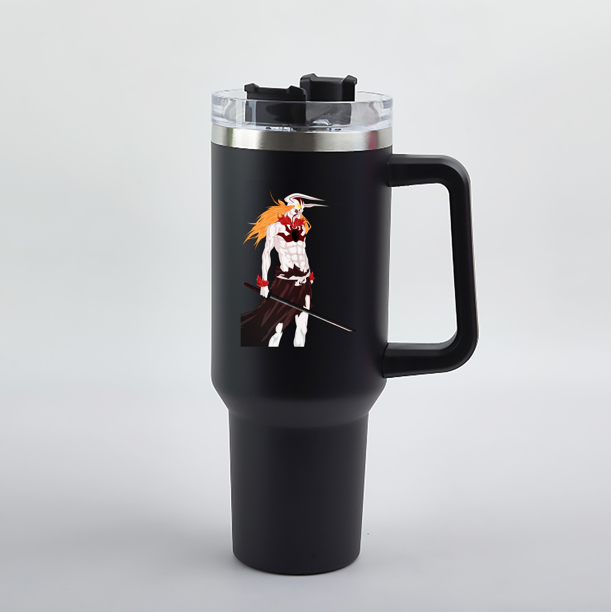 （画像用） ブリーチ 黒崎一護（くろさき いちご）BLEACH Kurosaki Ichigo 1200mL車用タンブラー（カラープリント）