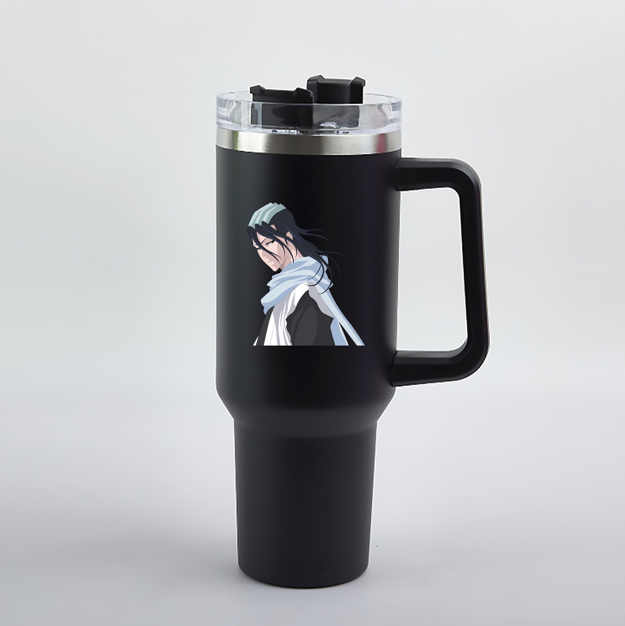 （画像用） ブリーチ くちき びゃくや BLEACH Kuchiki Byakuya 1200mL車用タンブラー（カラープリント）