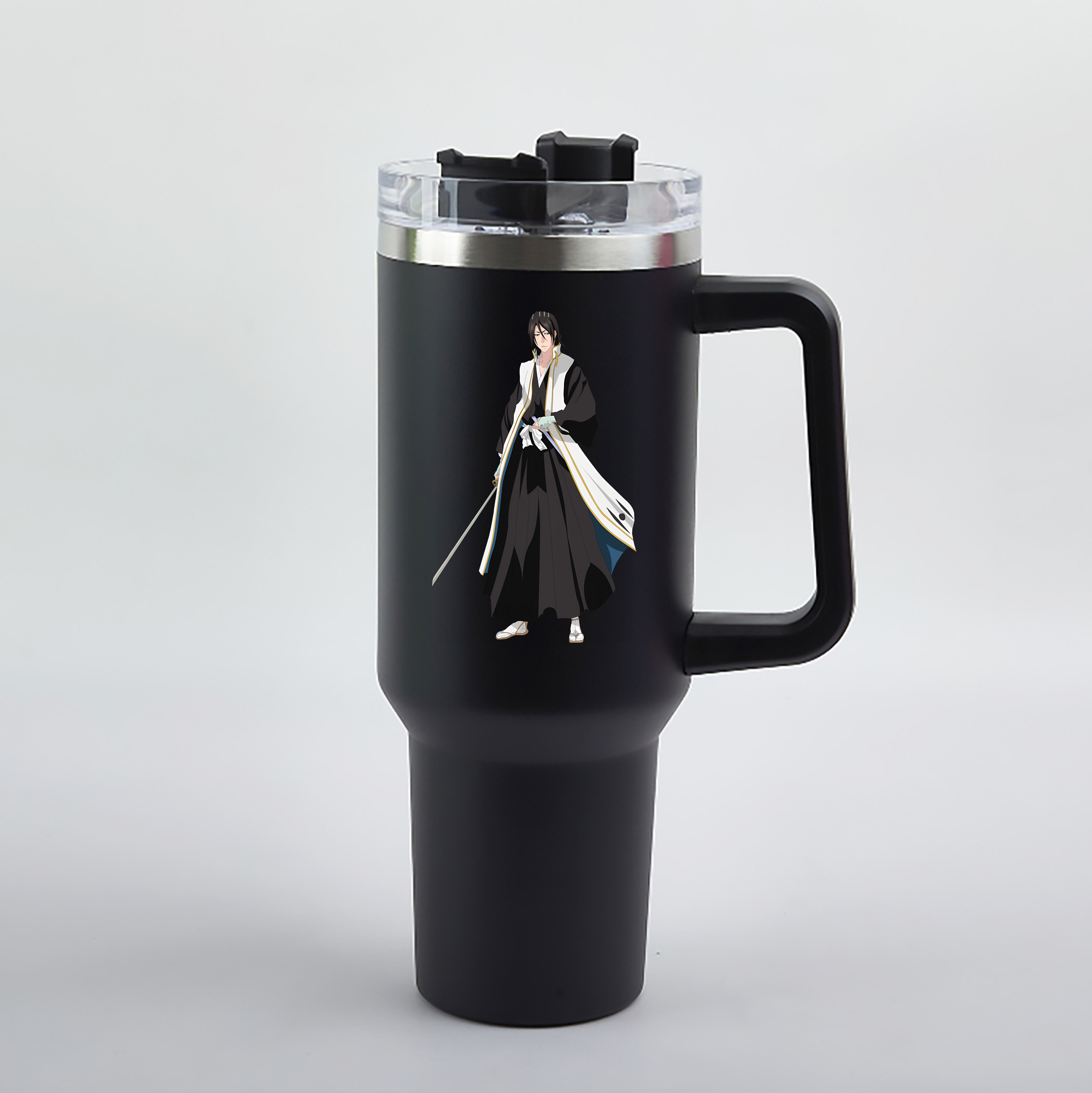 （画像用） ブリーチ くちき びゃくや BLEACH Kuchiki Byakuya 1200mL車用タンブラー（カラープリント）