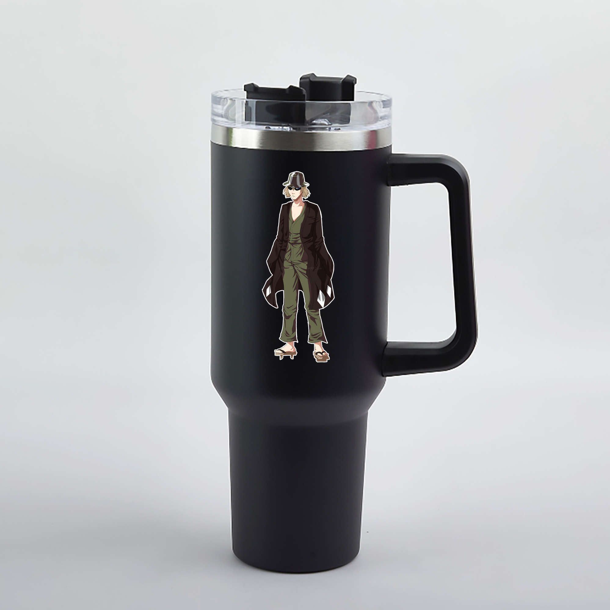 （画像用） "ブリーチ 浦原 喜助（うらはら きすけ） BLEACH Urahara Kisuke " 1200mL車用タンブラー（カラープリント）