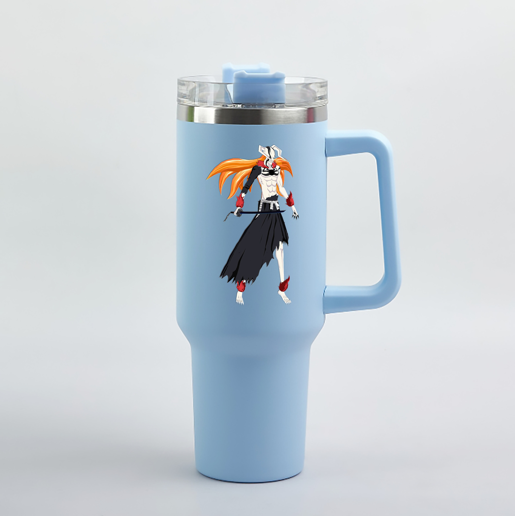 （画像用） ブリーチ 黒崎一護（くろさき いちご）BLEACH Kurosaki Ichigo 1200mL車用タンブラー（カラープリント）