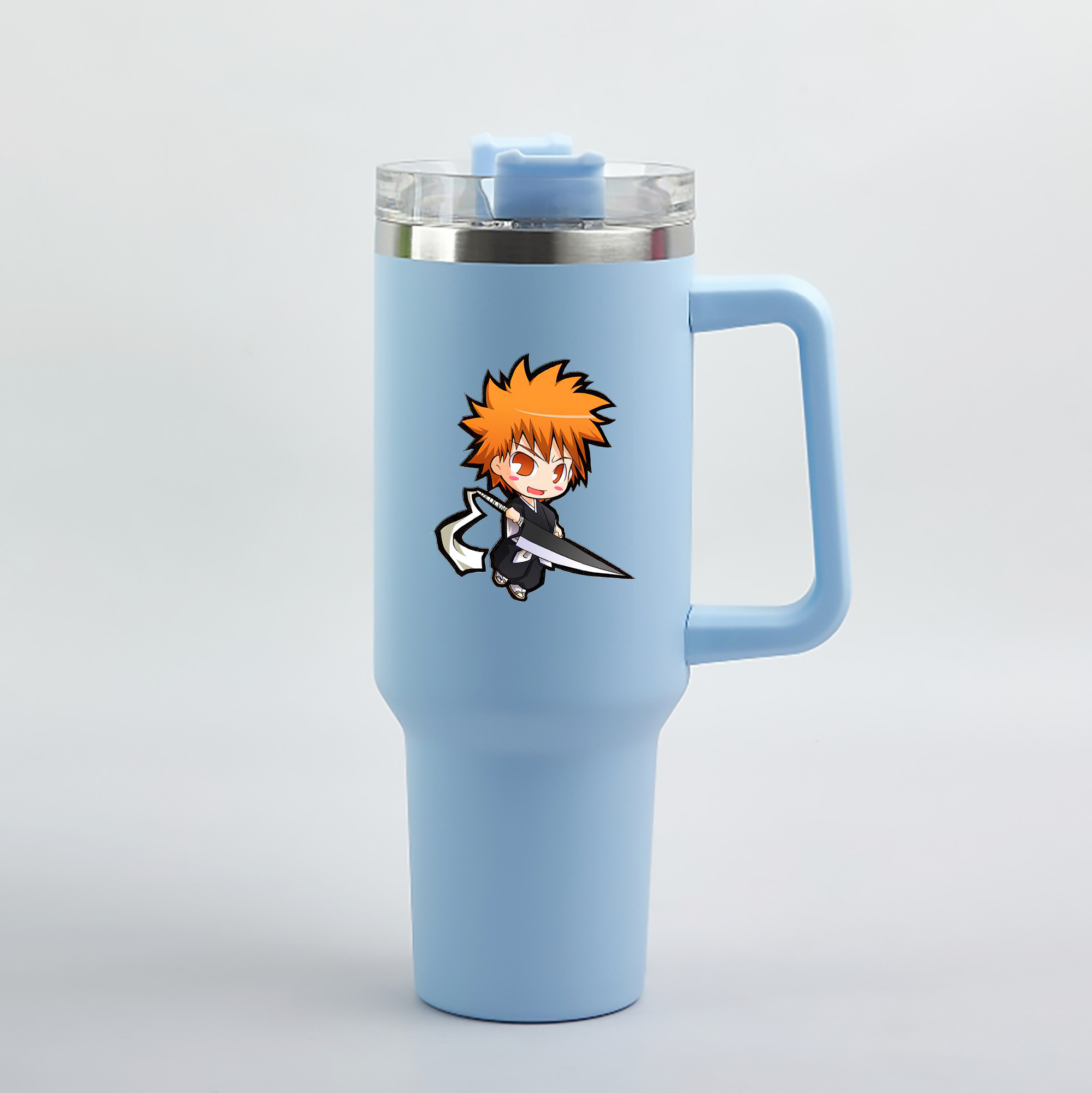 （画像用） ブリーチ 黒崎一護（くろさき いちご）BLEACH Kurosaki Ichigo 1200mL車用タンブラー（カラープリント）