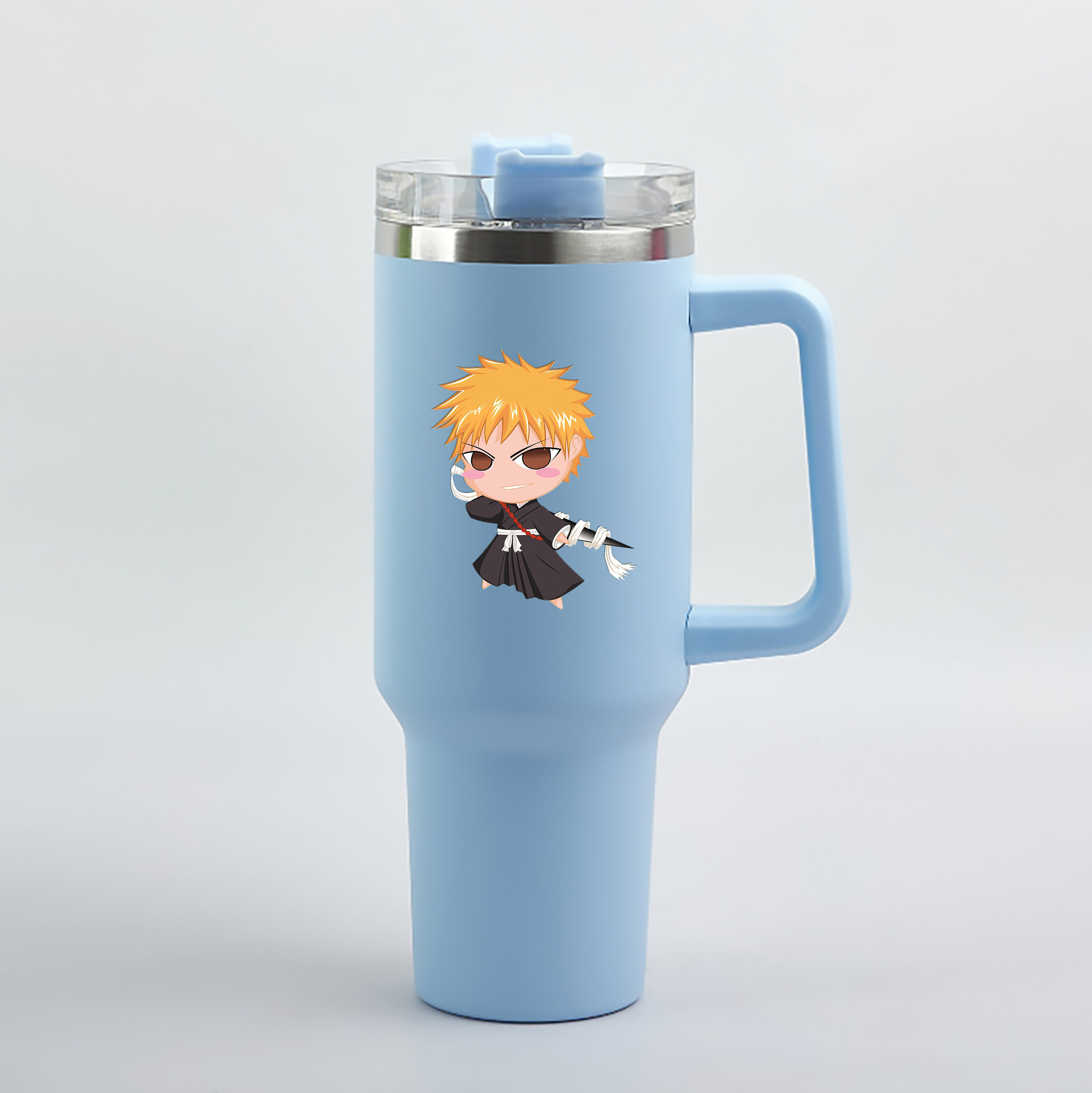 （画像用） ブリーチ 黒崎一護（くろさき いちご）BLEACH Kurosaki Ichigo 1200mL車用タンブラー（カラープリント）