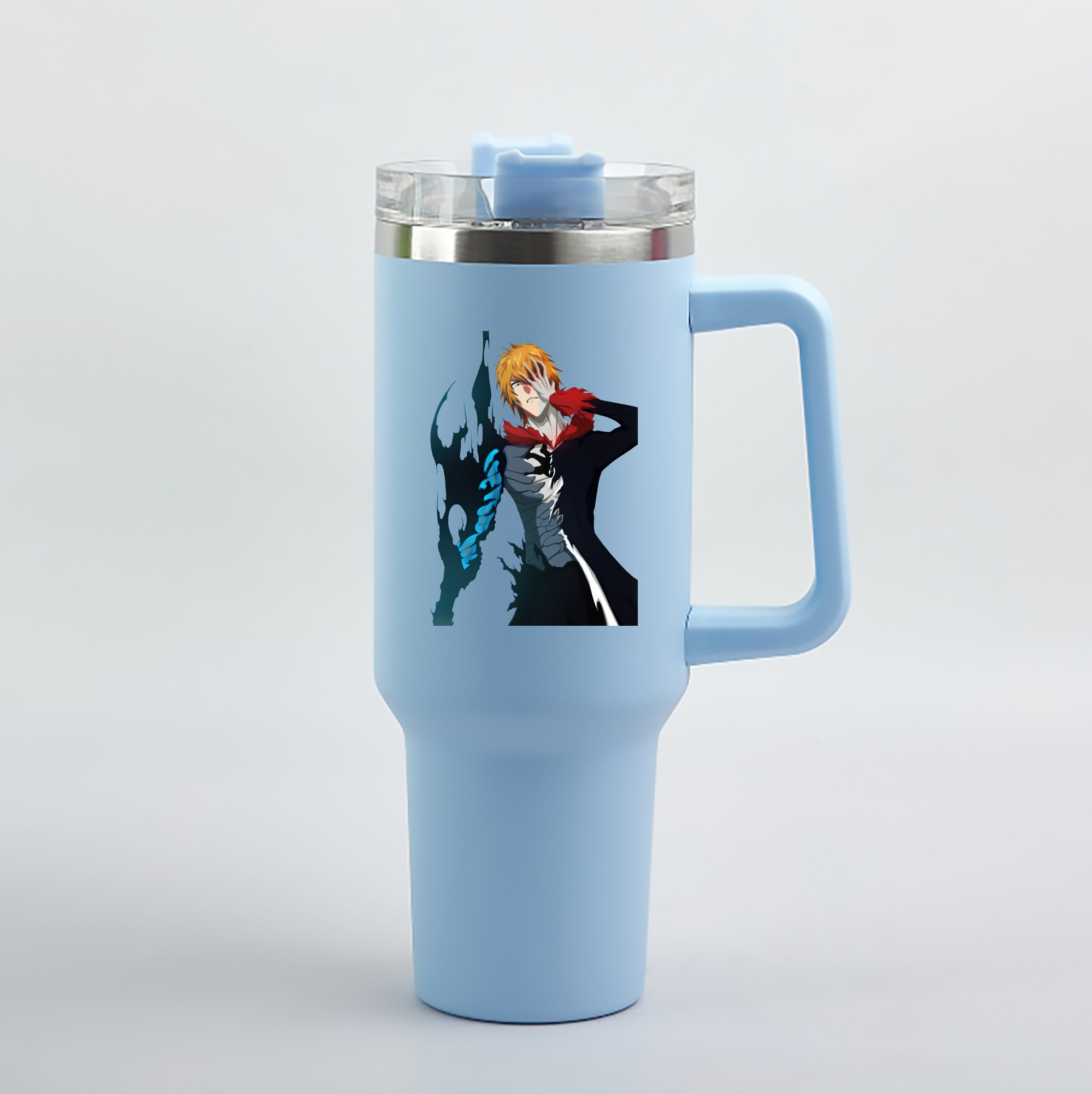 （画像用） ブリーチ 黒崎一護（くろさき いちご）BLEACH Kurosaki Ichigo 1200mL車用タンブラー（カラープリント）
