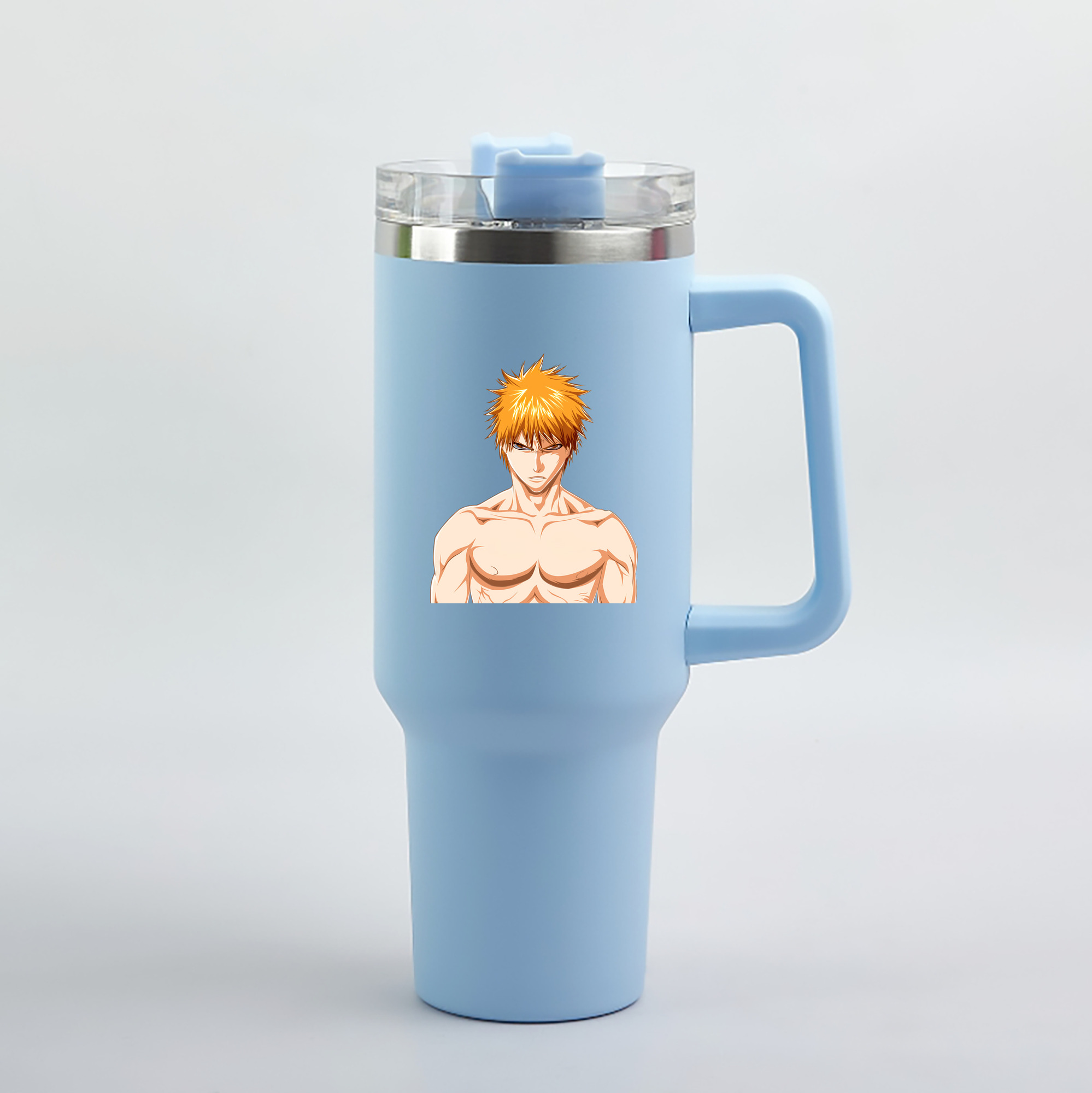 （画像用） ブリーチ 黒崎一護（くろさき いちご）BLEACH Kurosaki Ichigo 1200mL車用タンブラー（カラープリント）
