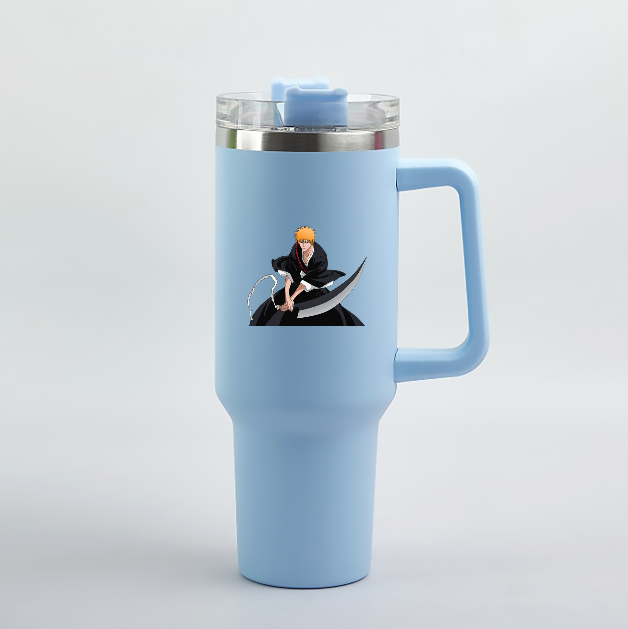（画像用） ブリーチ 黒崎一護（くろさき いちご）BLEACH Kurosaki Ichigo 1200mL車用タンブラー（カラープリント）