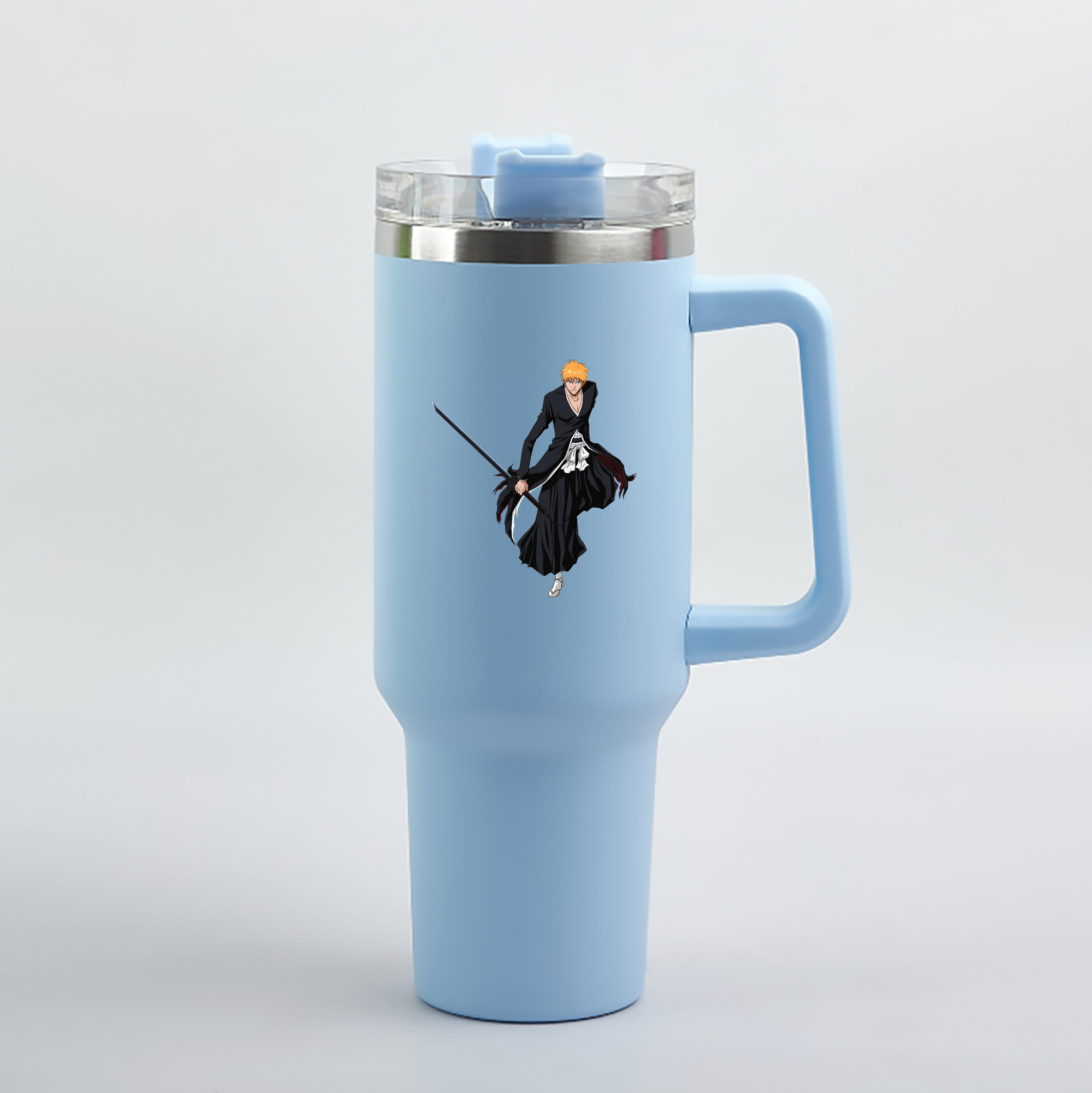 （画像用） ブリーチ 黒崎一護（くろさき いちご）BLEACH Kurosaki Ichigo 1200mL車用タンブラー（カラープリント）
