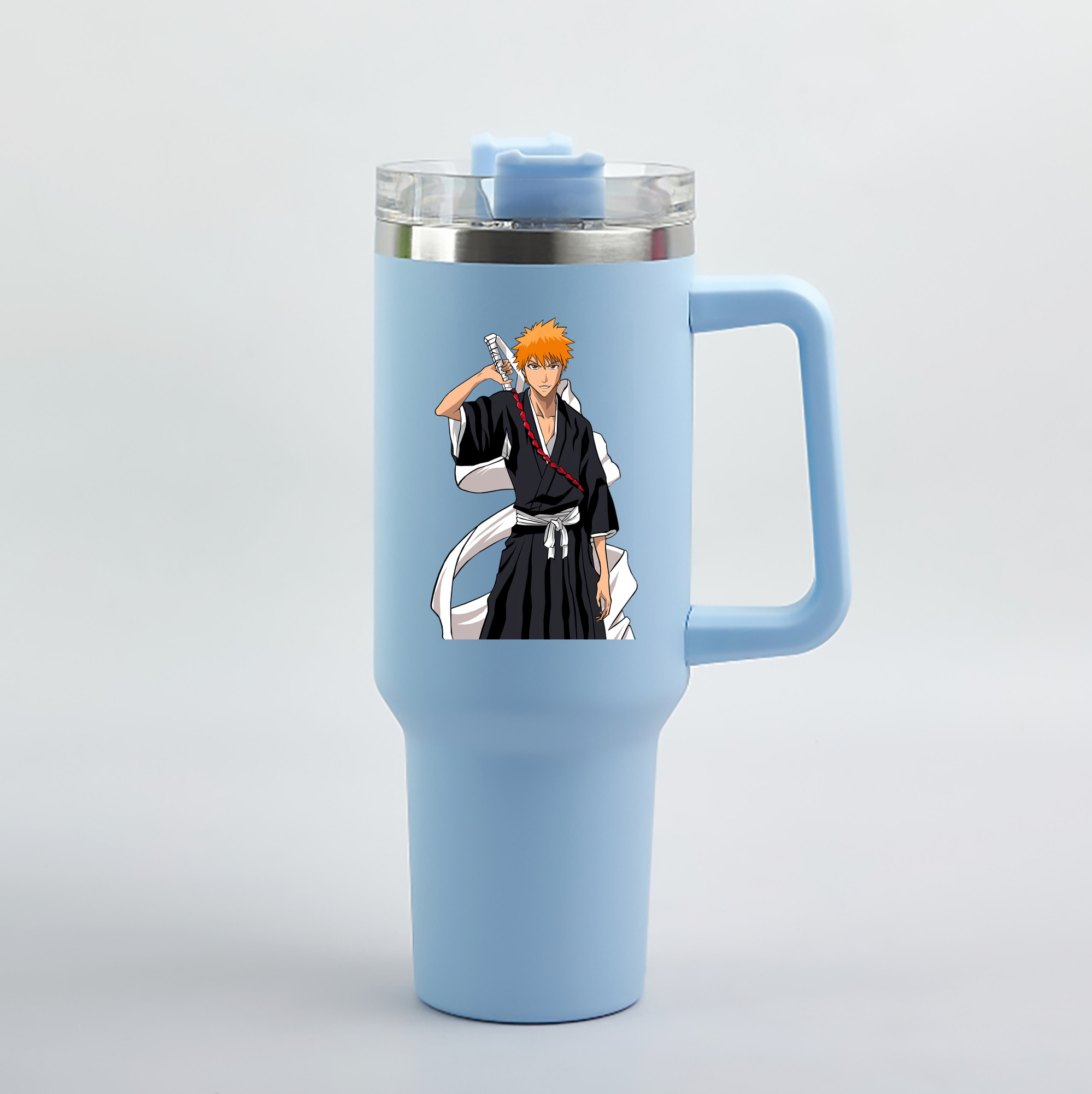 （画像用） ブリーチ 黒崎一護（くろさき いちご）BLEACH Kurosaki Ichigo 1200mL車用タンブラー（カラープリント）