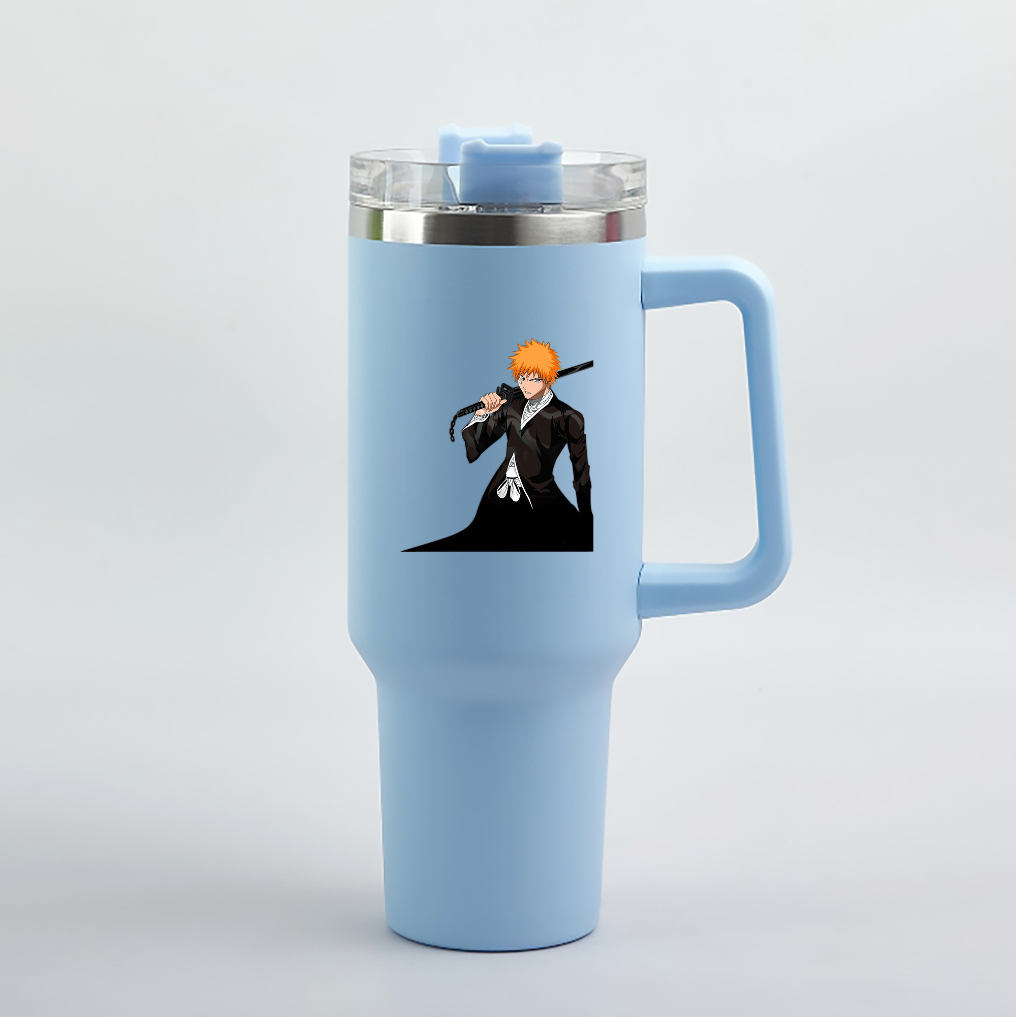 （画像用） ブリーチ 黒崎一護（くろさき いちご）BLEACH Kurosaki Ichigo 1200mL車用タンブラー（カラープリント）