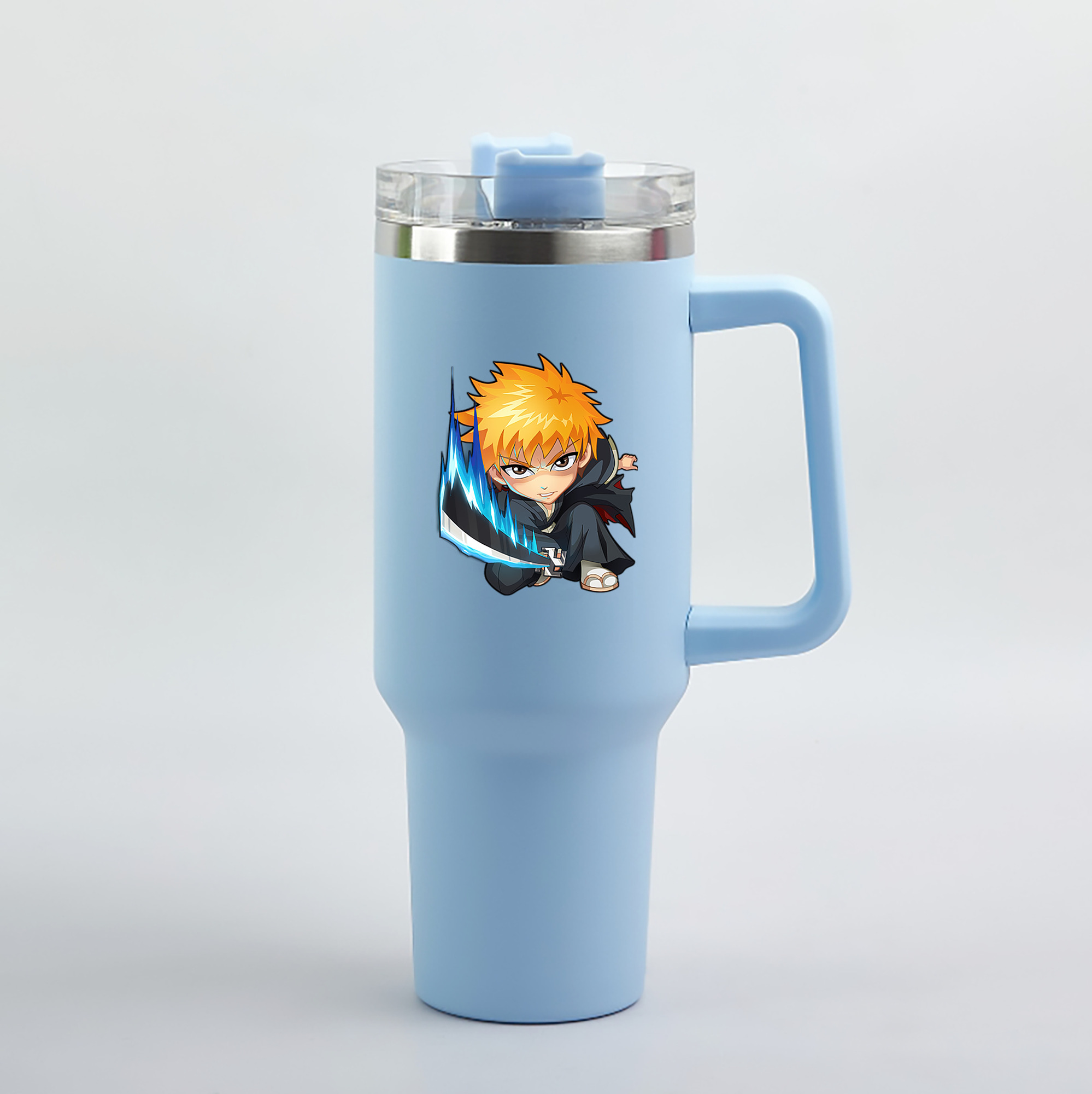 （画像用） ブリーチ 黒崎一護（くろさき いちご）BLEACH Kurosaki Ichigo 1200mL車用タンブラー（カラープリント）