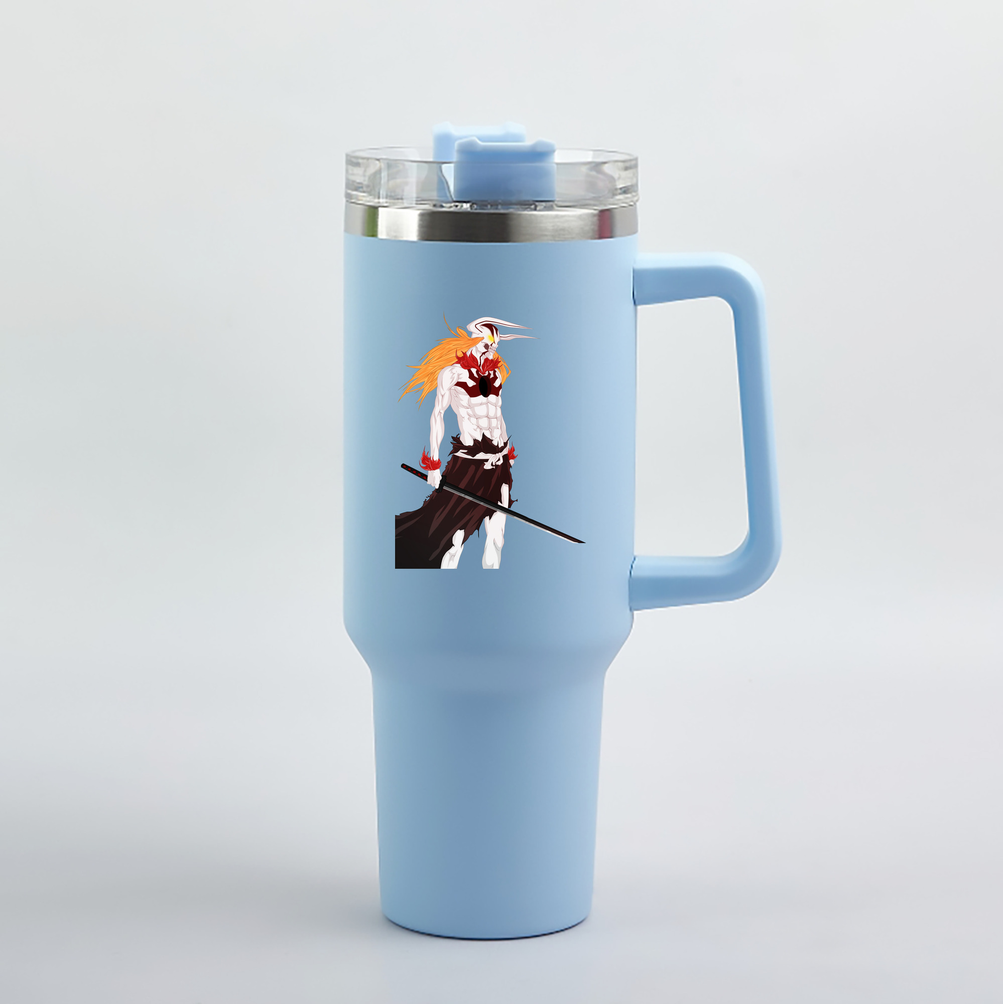 （画像用） ブリーチ 黒崎一護（くろさき いちご）BLEACH Kurosaki Ichigo 1200mL車用タンブラー（カラープリント）