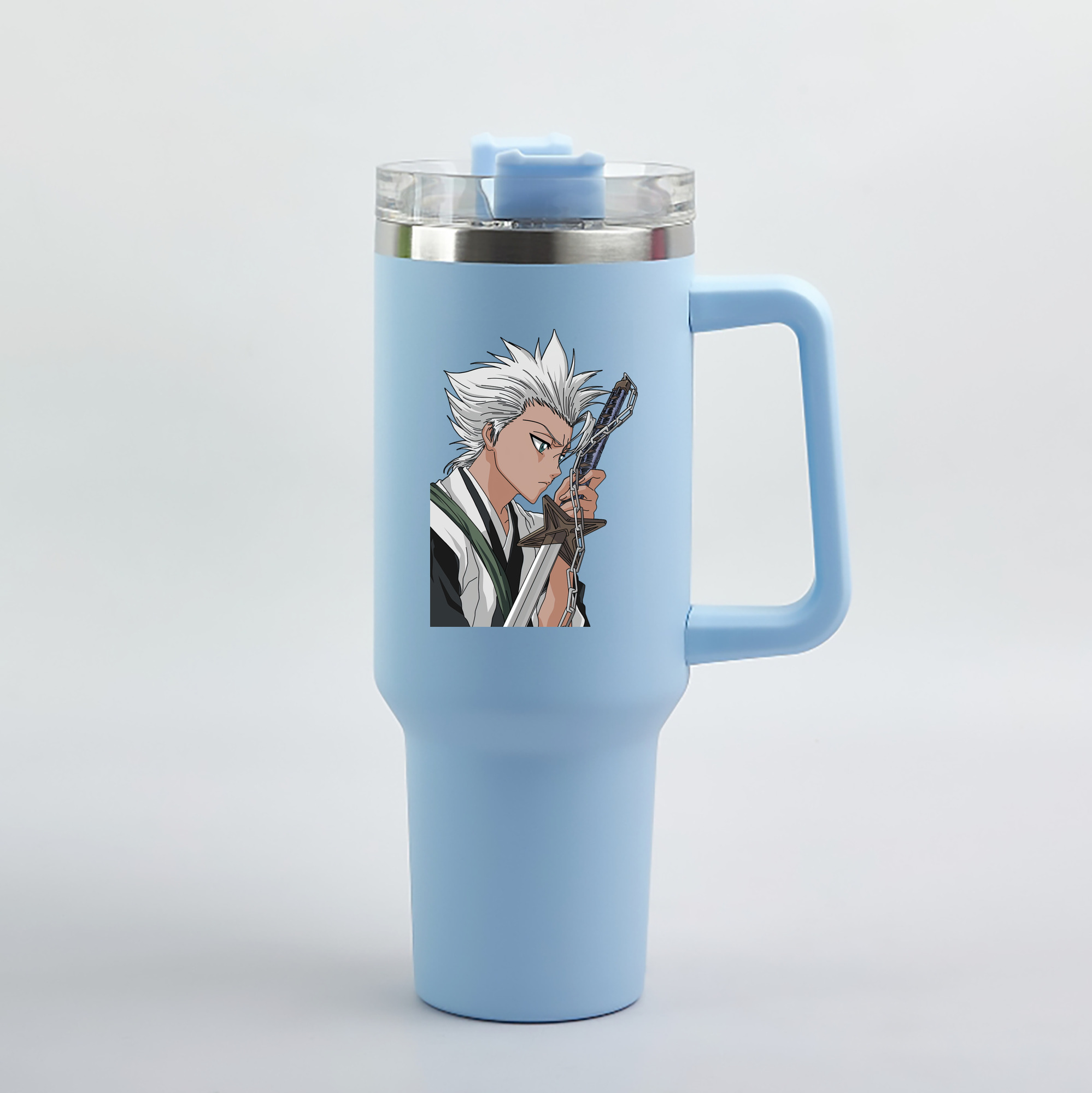 （画像用） ブリーチ 日番谷冬獅郎（ひつがや とうしろう） BLEACH Hitsugaya Toushirou 1200mL車用タンブラー（カラープリント）
