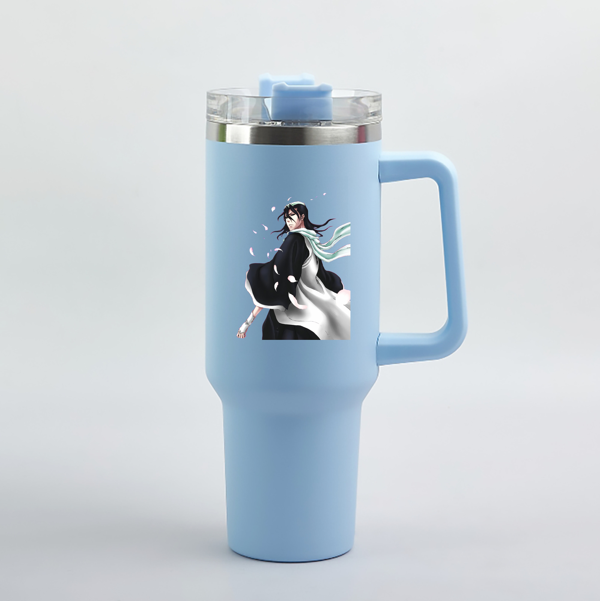 （画像用） ブリーチ くちき びゃくや BLEACH Kuchiki Byakuya 1200mL車用タンブラー（カラープリント）