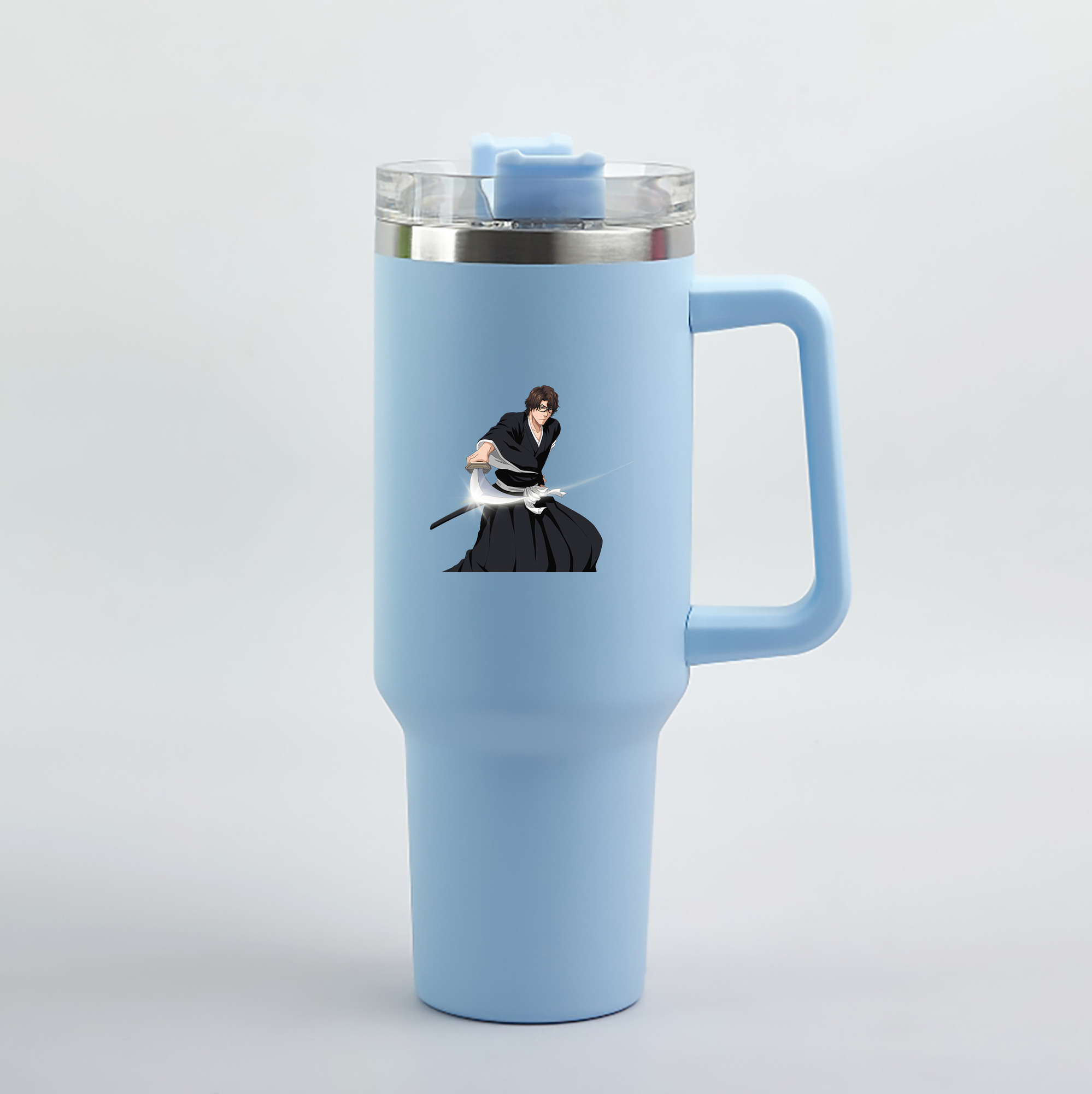 （画像用） ブリーチ 藍染 惣右介（あいぜん そうすけ） BLEACH Aizen Sousuke 1200mL車用タンブラー（カラープリント）