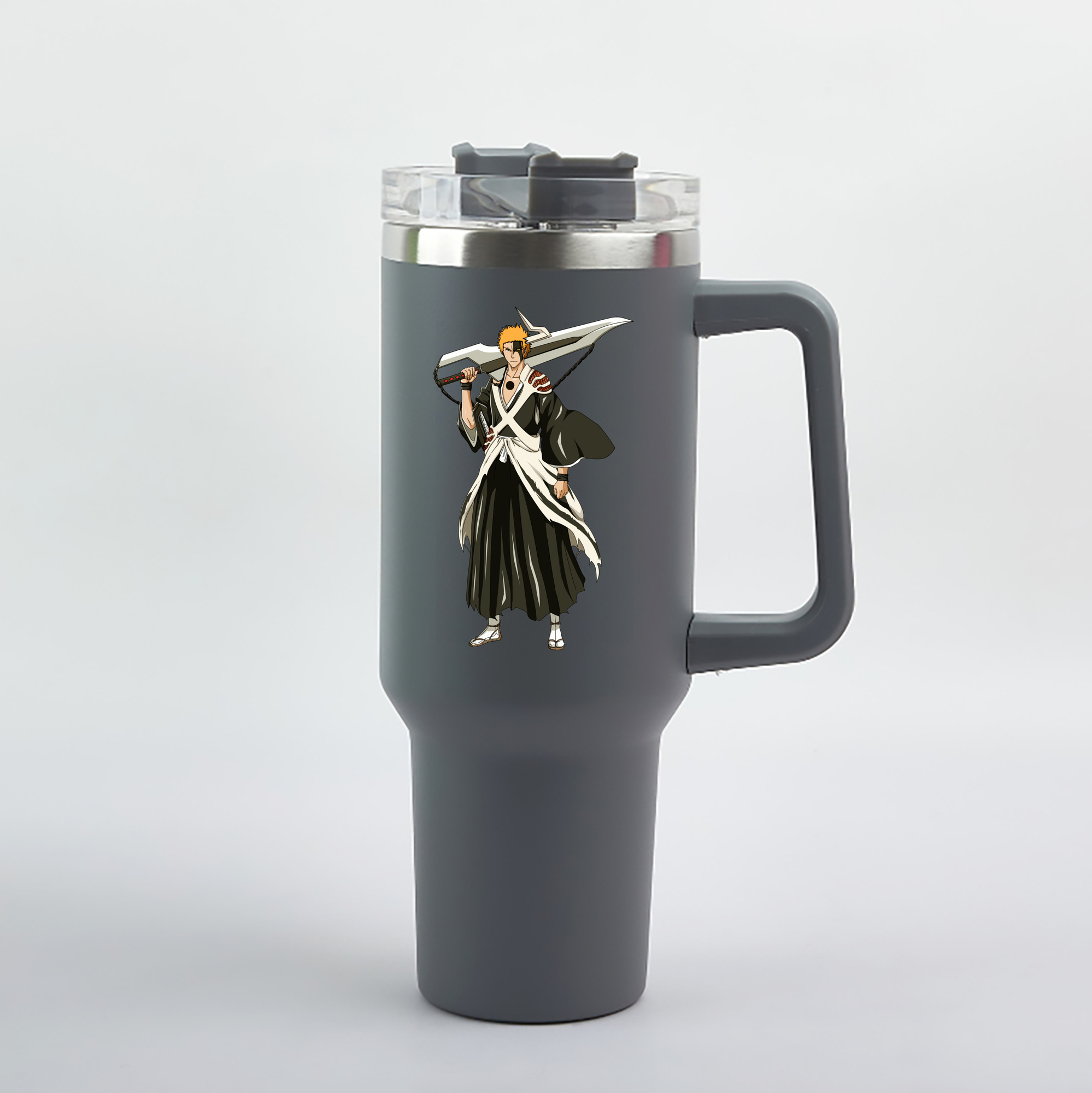 （画像用） ブリーチ 黒崎一護（くろさき いちご）BLEACH Kurosaki Ichigo 1200mL車用タンブラー（カラープリント）