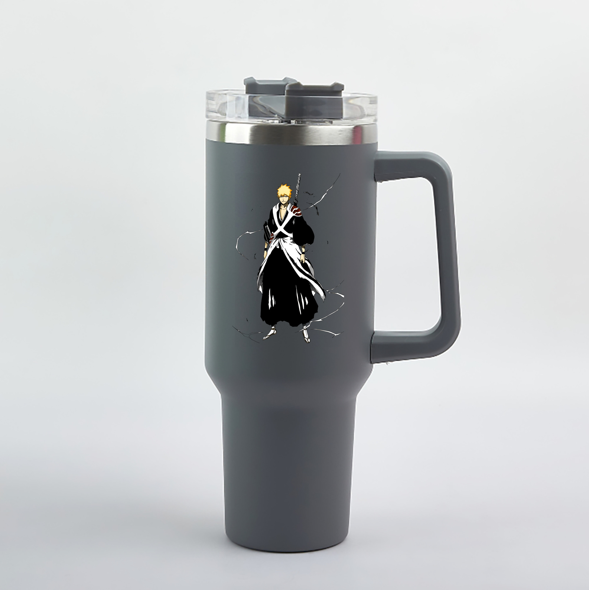 （画像用） ブリーチ 黒崎一護（くろさき いちご）BLEACH Kurosaki Ichigo 1200mL車用タンブラー（カラープリント）