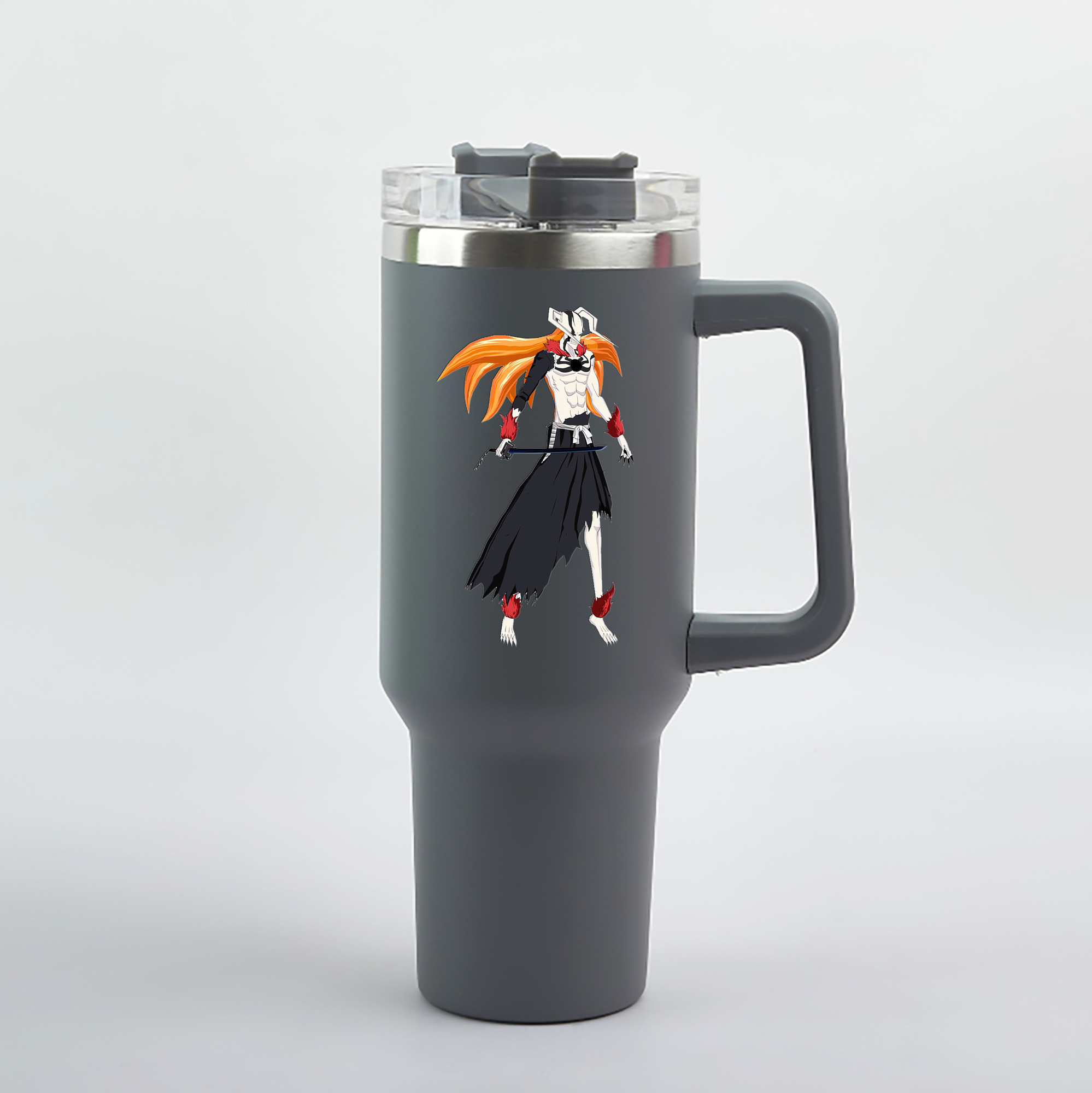 （画像用） ブリーチ 黒崎一護（くろさき いちご）BLEACH Kurosaki Ichigo 1200mL車用タンブラー（カラープリント）