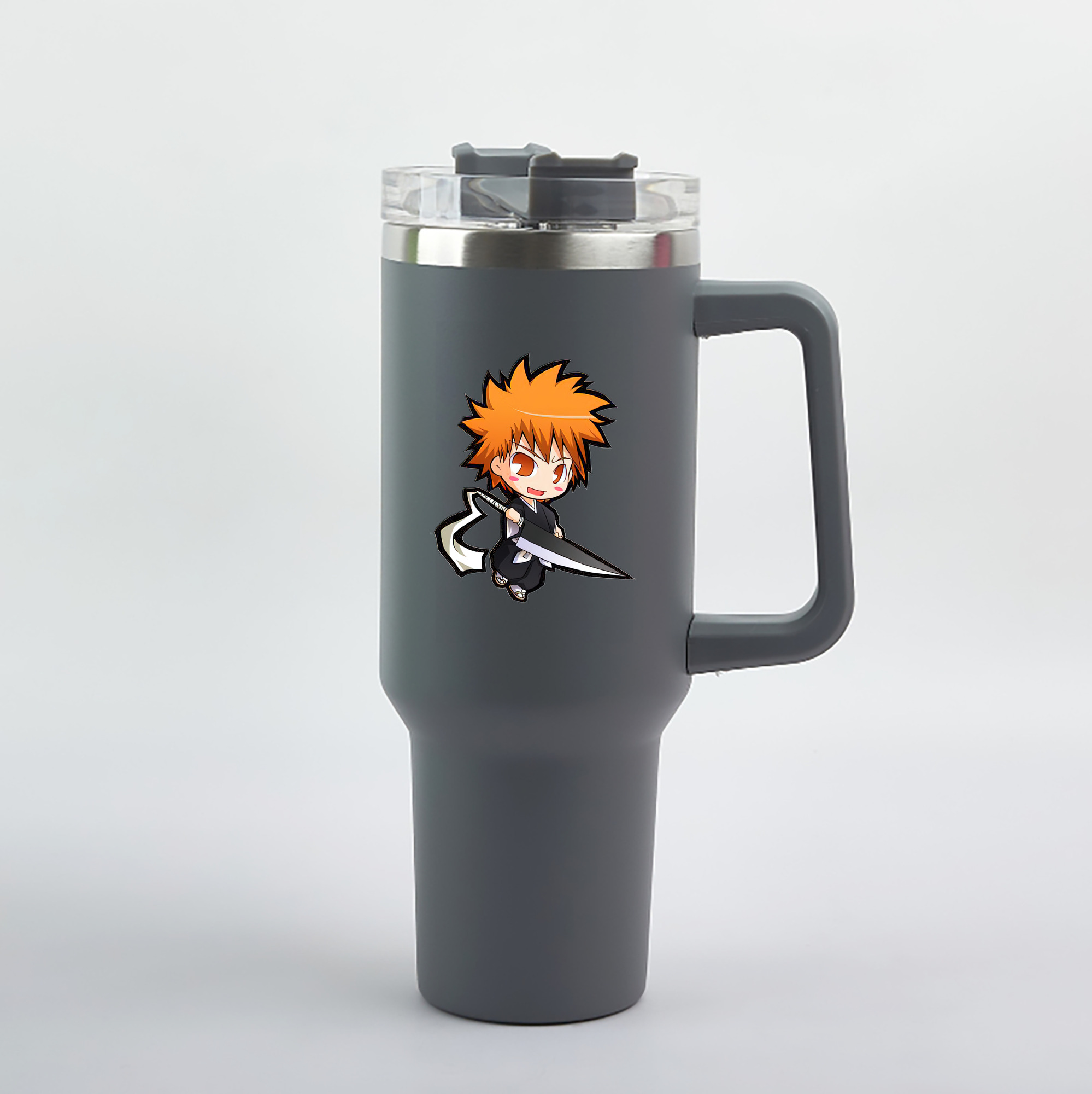 （画像用） ブリーチ 黒崎一護（くろさき いちご）BLEACH Kurosaki Ichigo 1200mL車用タンブラー（カラープリント）