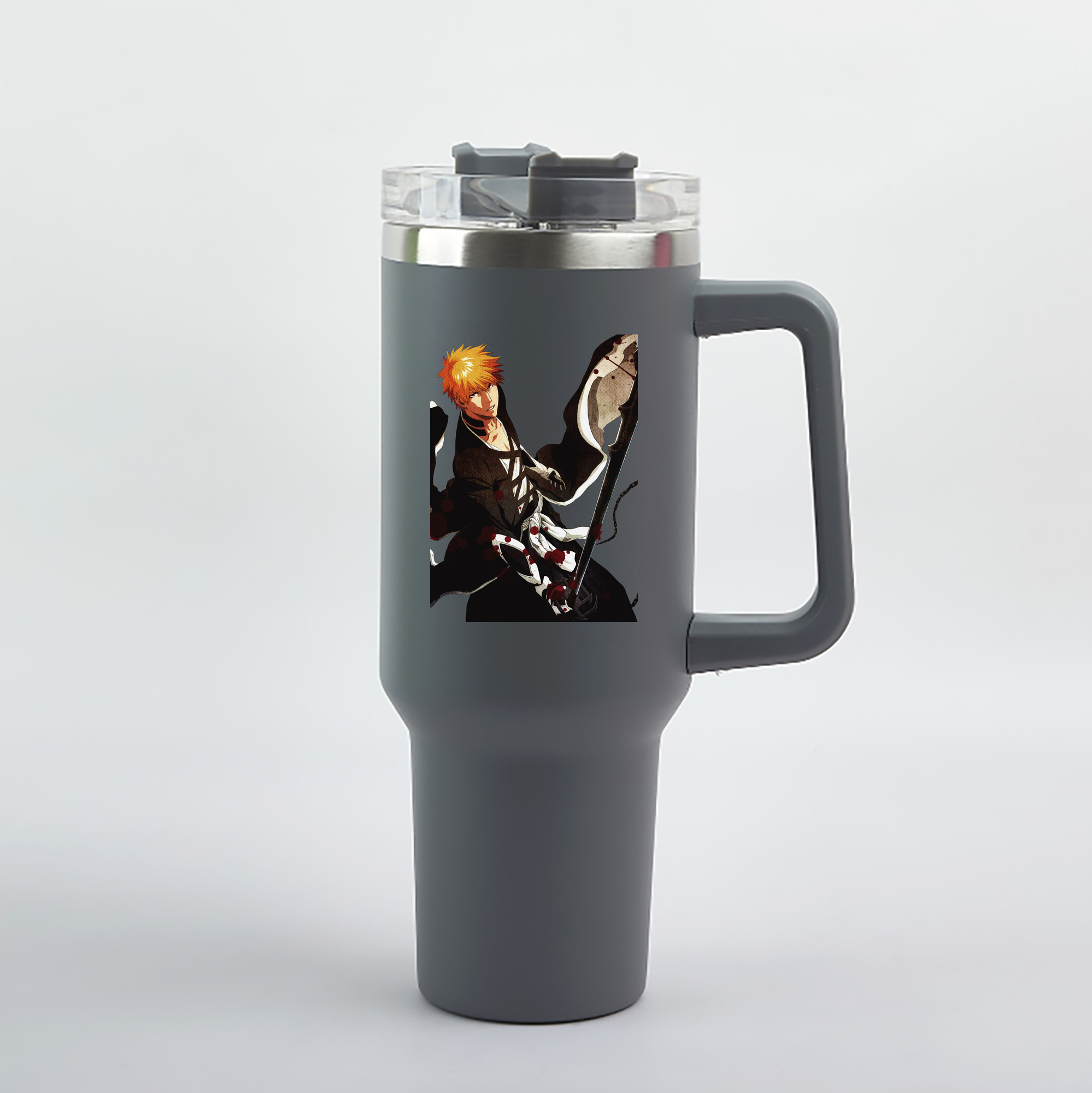 （画像用） ブリーチ 黒崎一護（くろさき いちご）BLEACH Kurosaki Ichigo 1200mL車用タンブラー（カラープリント）