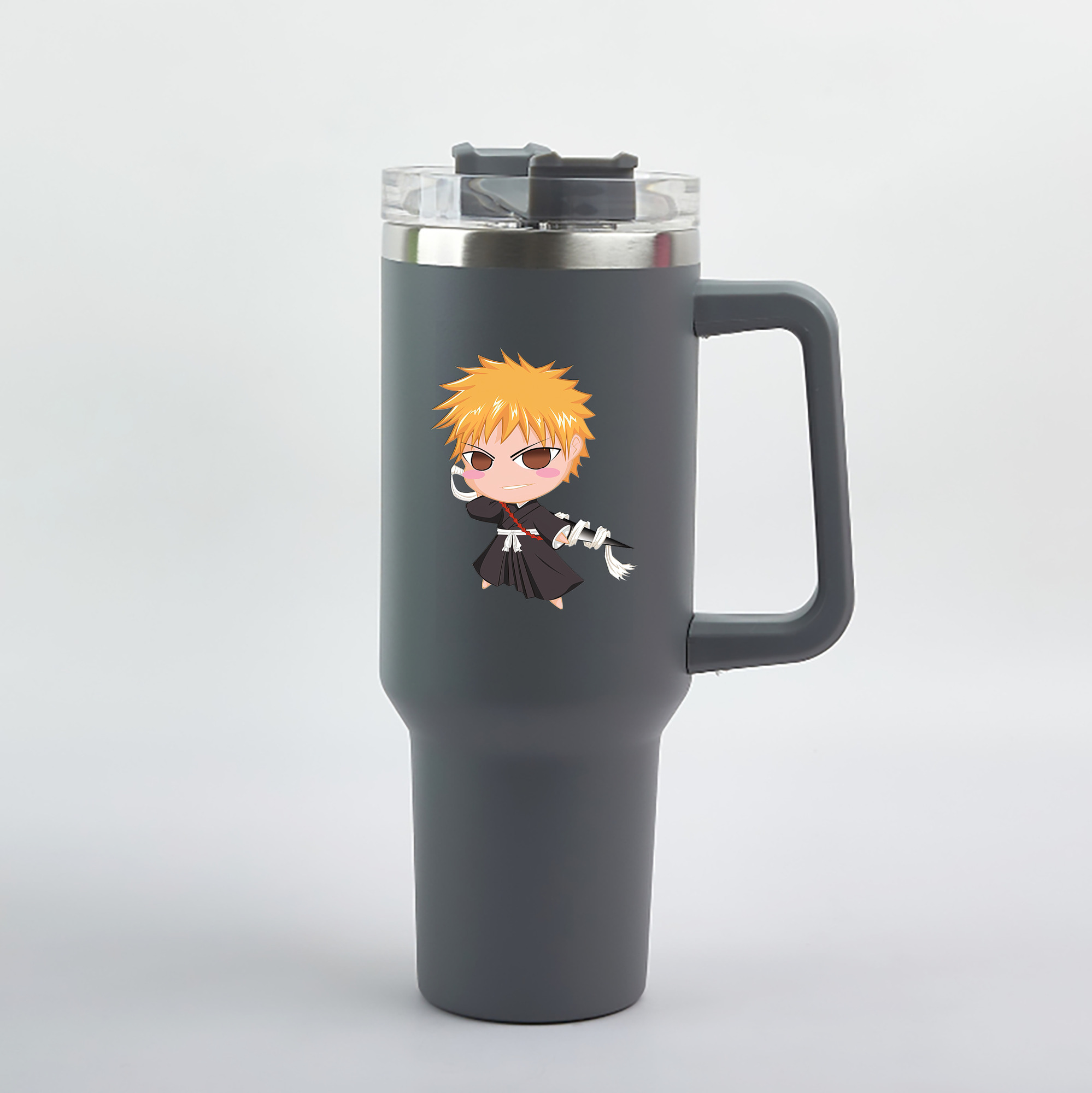 （画像用） ブリーチ 黒崎一護（くろさき いちご）BLEACH Kurosaki Ichigo 1200mL車用タンブラー（カラープリント）