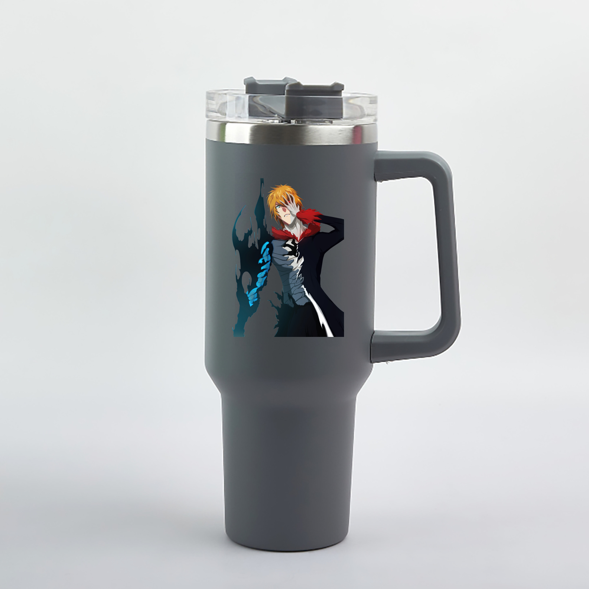 （画像用） ブリーチ 黒崎一護（くろさき いちご）BLEACH Kurosaki Ichigo 1200mL車用タンブラー（カラープリント）