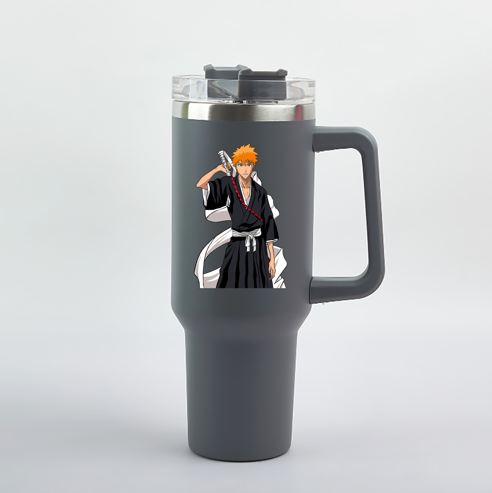 （画像用） ブリーチ 黒崎一護（くろさき いちご）BLEACH Kurosaki Ichigo 1200mL車用タンブラー（カラープリント）