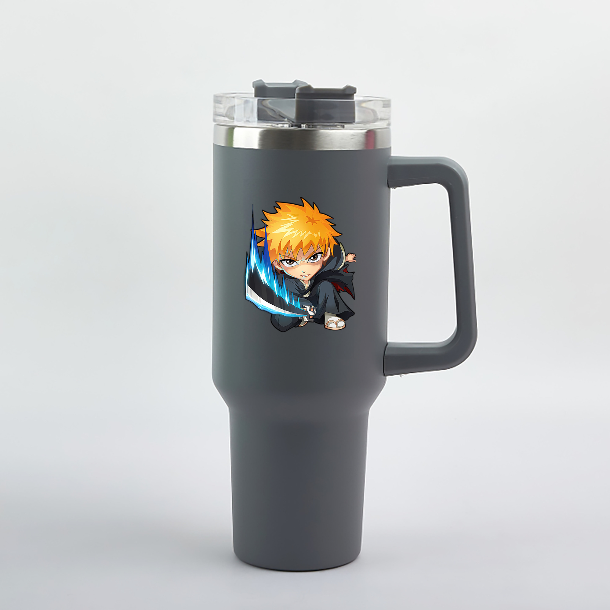 （画像用） ブリーチ 黒崎一護（くろさき いちご）BLEACH Kurosaki Ichigo 1200mL車用タンブラー（カラープリント）
