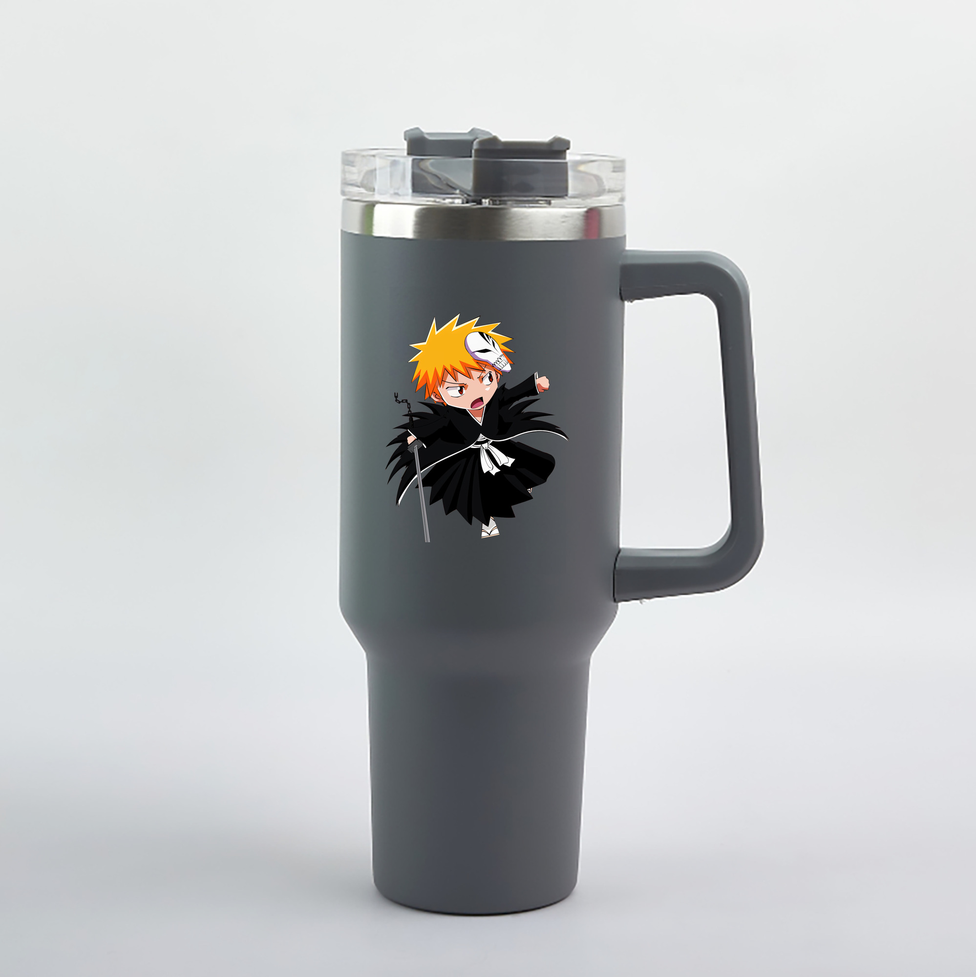 （画像用） ブリーチ 黒崎一護（くろさき いちご）BLEACH Kurosaki Ichigo 1200mL車用タンブラー（カラープリント）