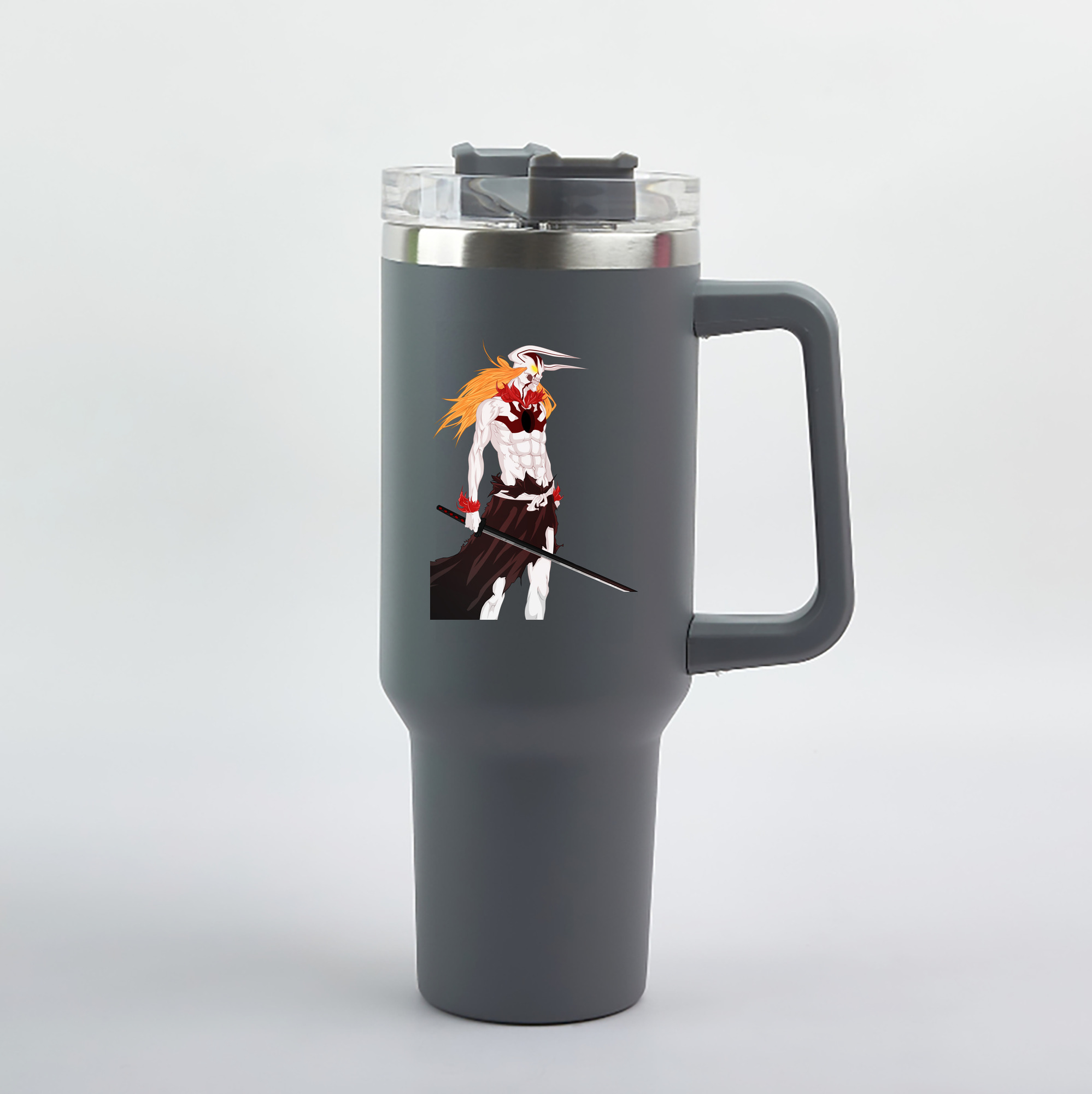 （画像用） ブリーチ 黒崎一護（くろさき いちご）BLEACH Kurosaki Ichigo 1200mL車用タンブラー（カラープリント）